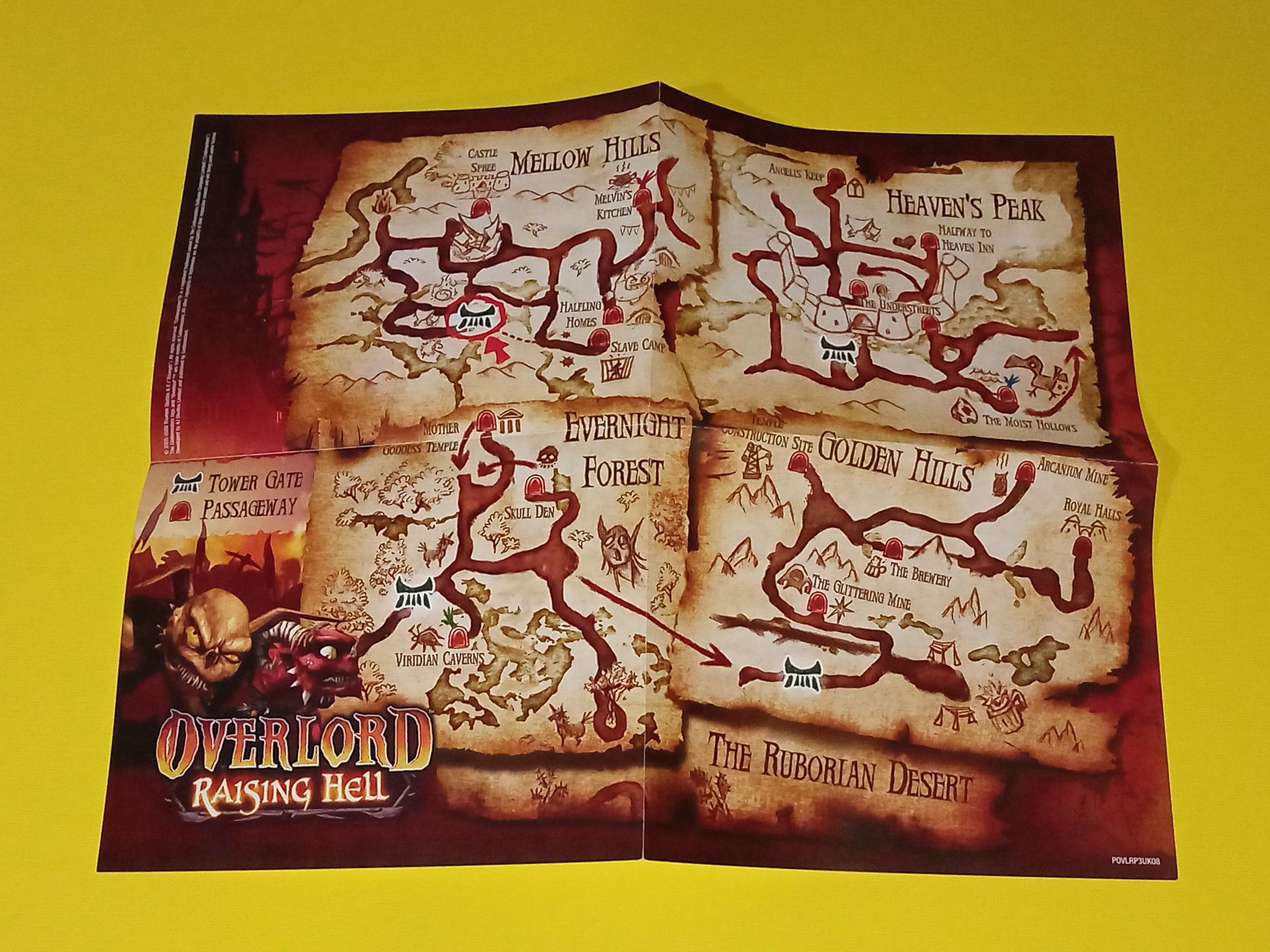 نقشه بازی PS3 Overlord اورجینال پلی استیشن 3