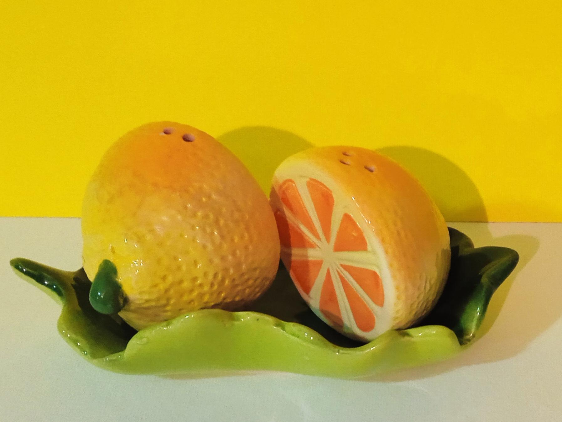 نمکدان خارجی طرح میوه لیمو