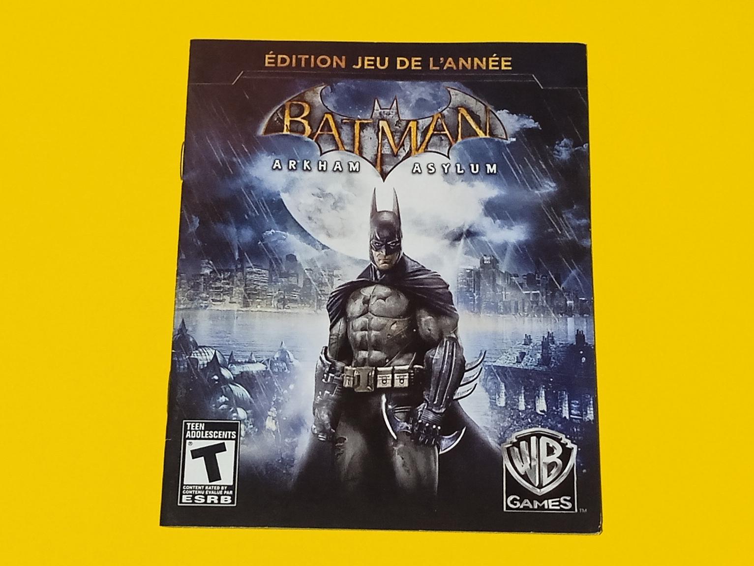 دفترچه بازی PS3 Batman Arkham Asylum پلی 3