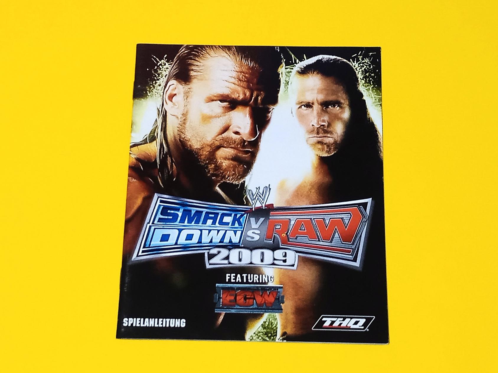 دفترچه بازی PS3 Smack Down vs Raw 2009 پلی 3