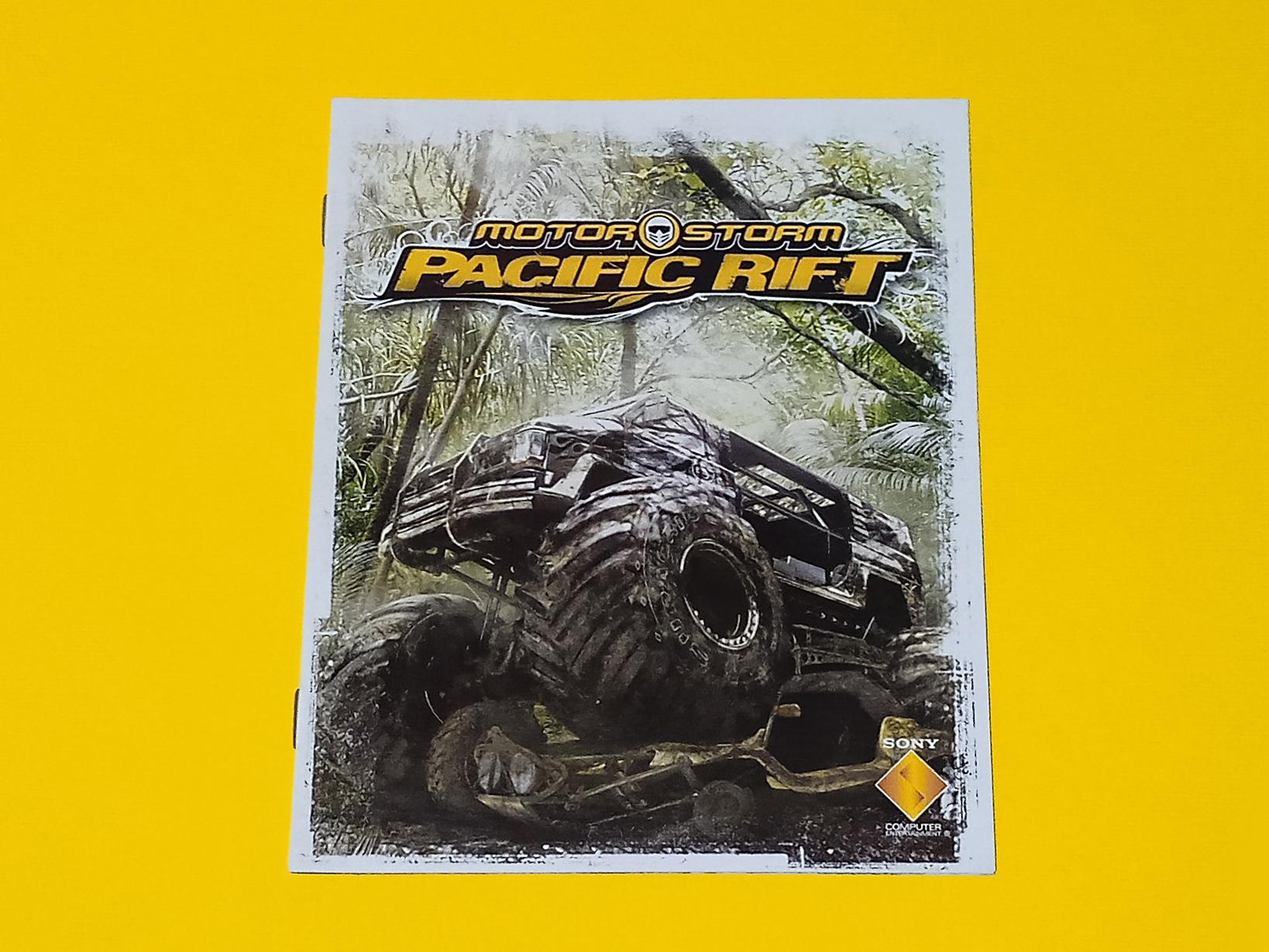 دفترچه بازی PS3 Motor Storm Pacific Rift پلی 3