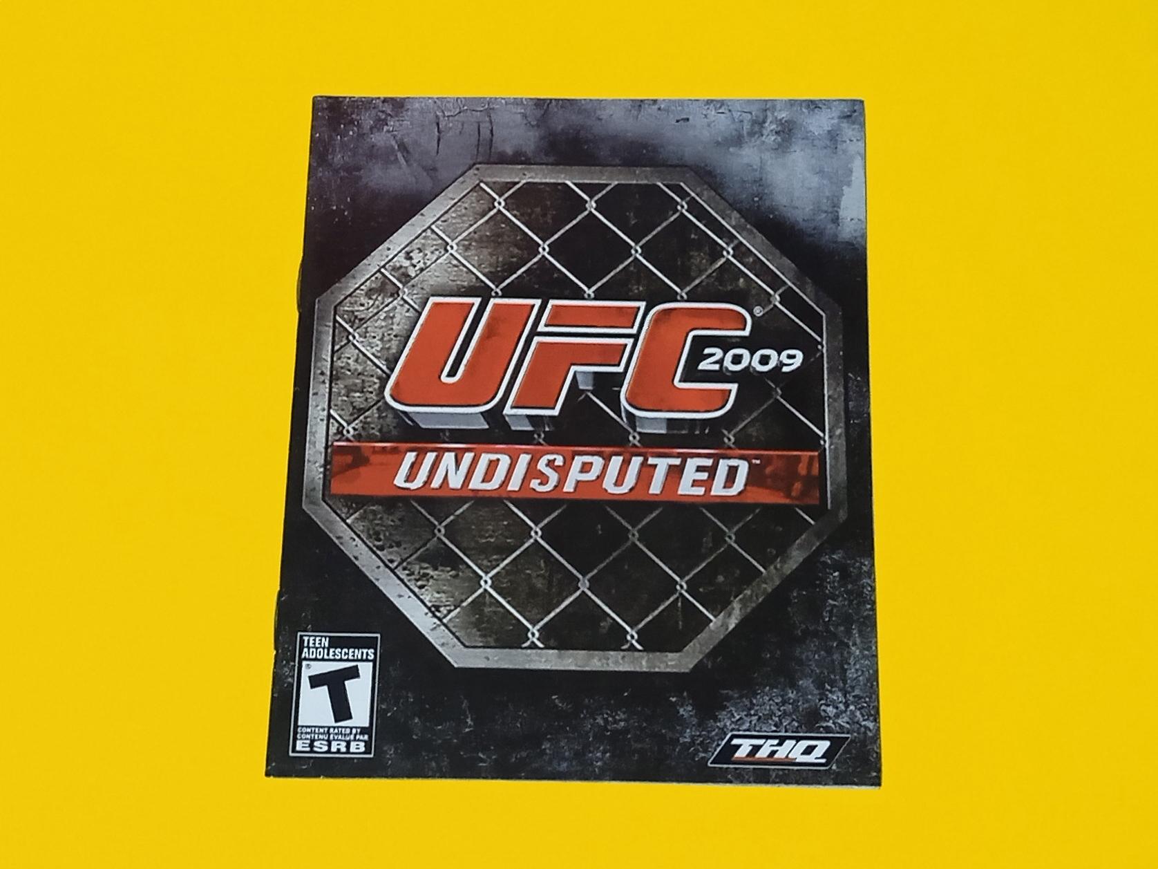 دفترچه بازی PS3 UFC 2009 پلی استیشن 3