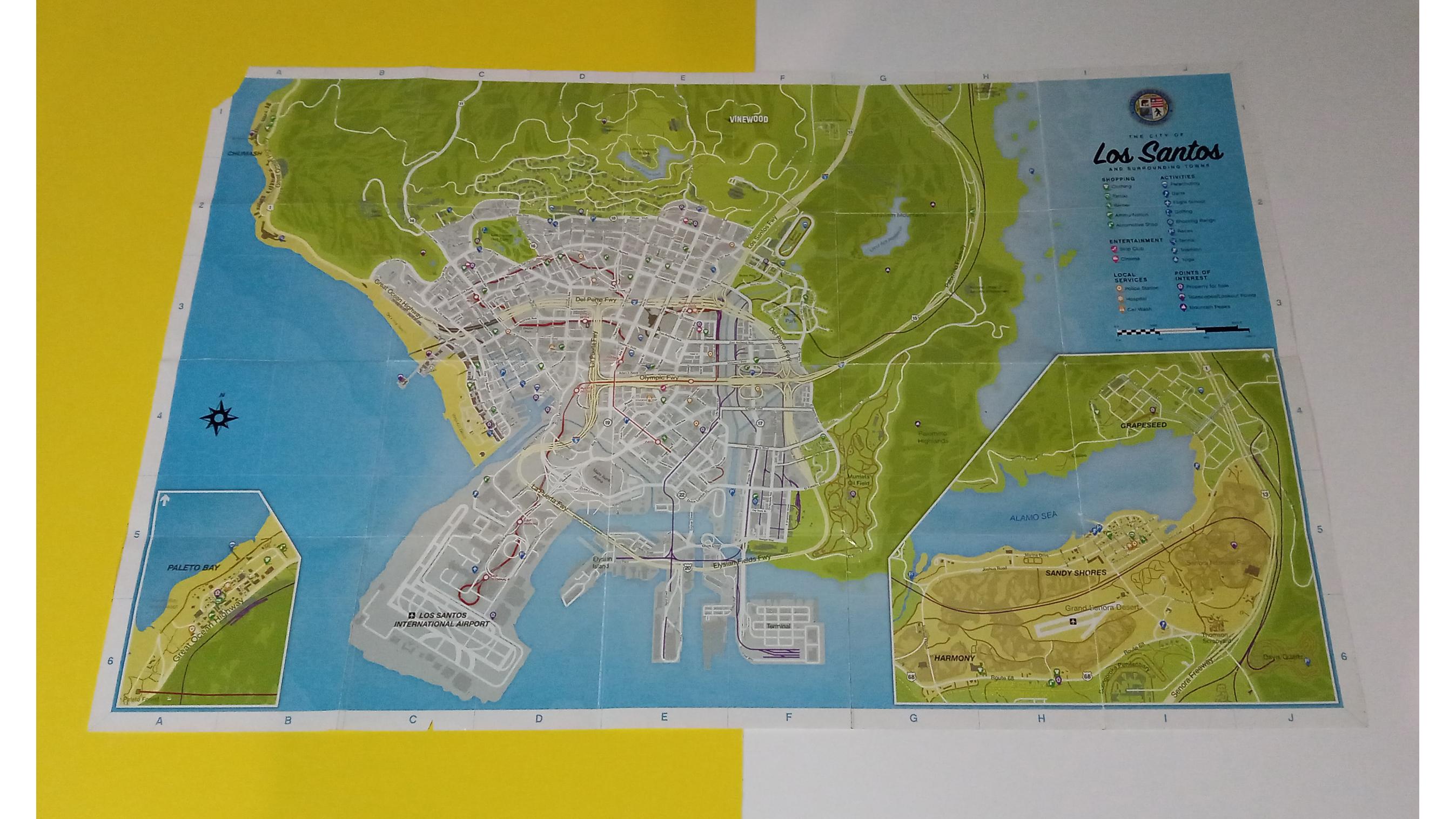 نقشه بازی PS3 GTA V اورجینال پلی استیشن 3
