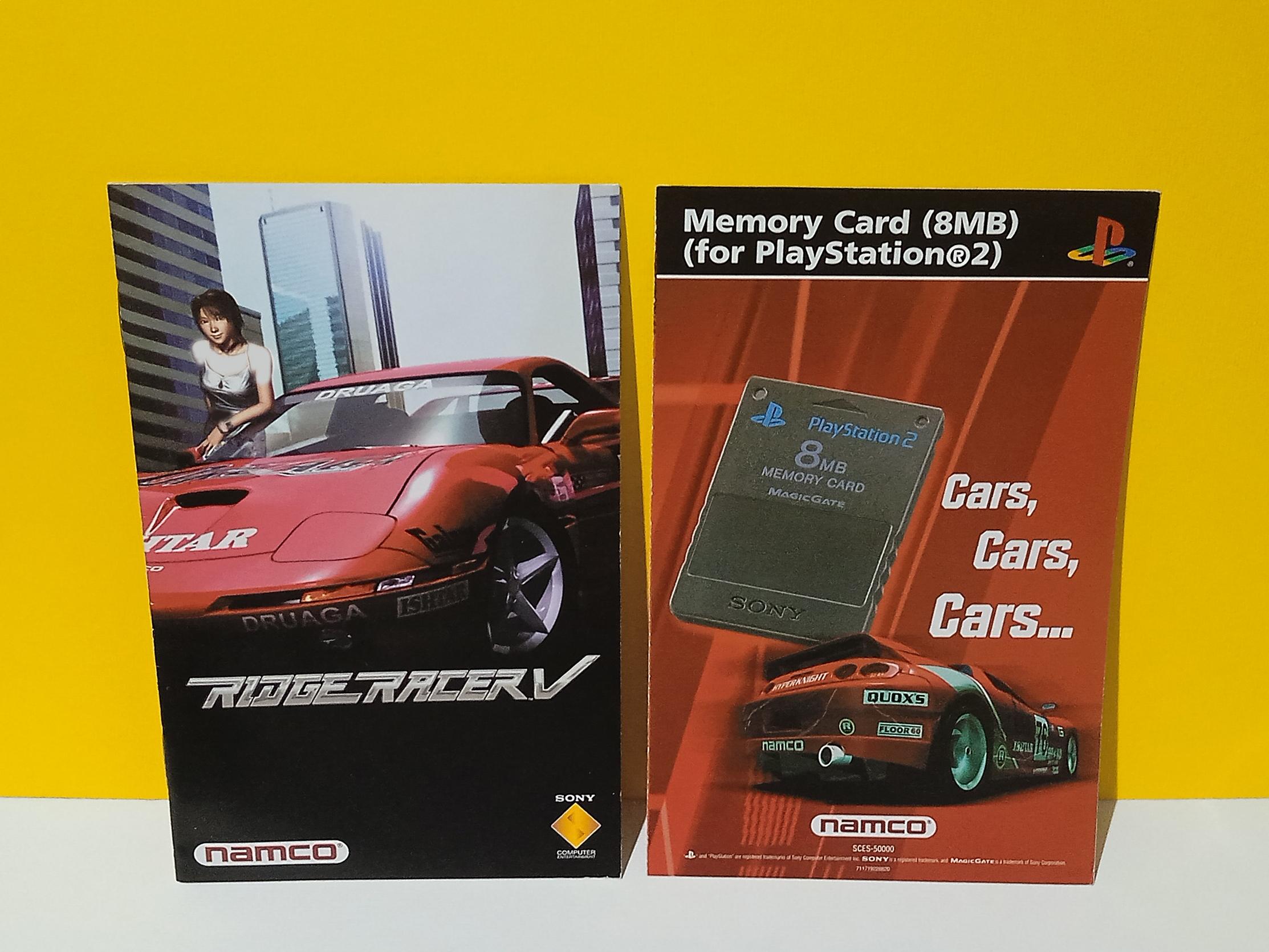 دفترچه بازی PS2 Ridge Racer V اورجینال پلی 2