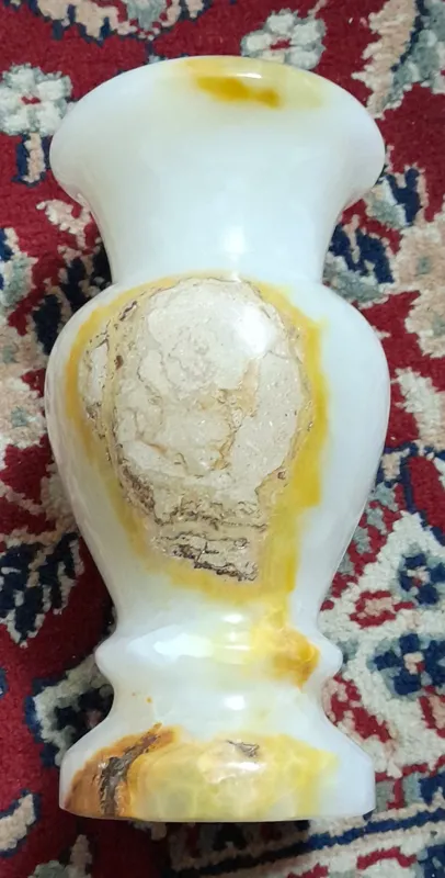 گلدان دکوری سنگ مرمر