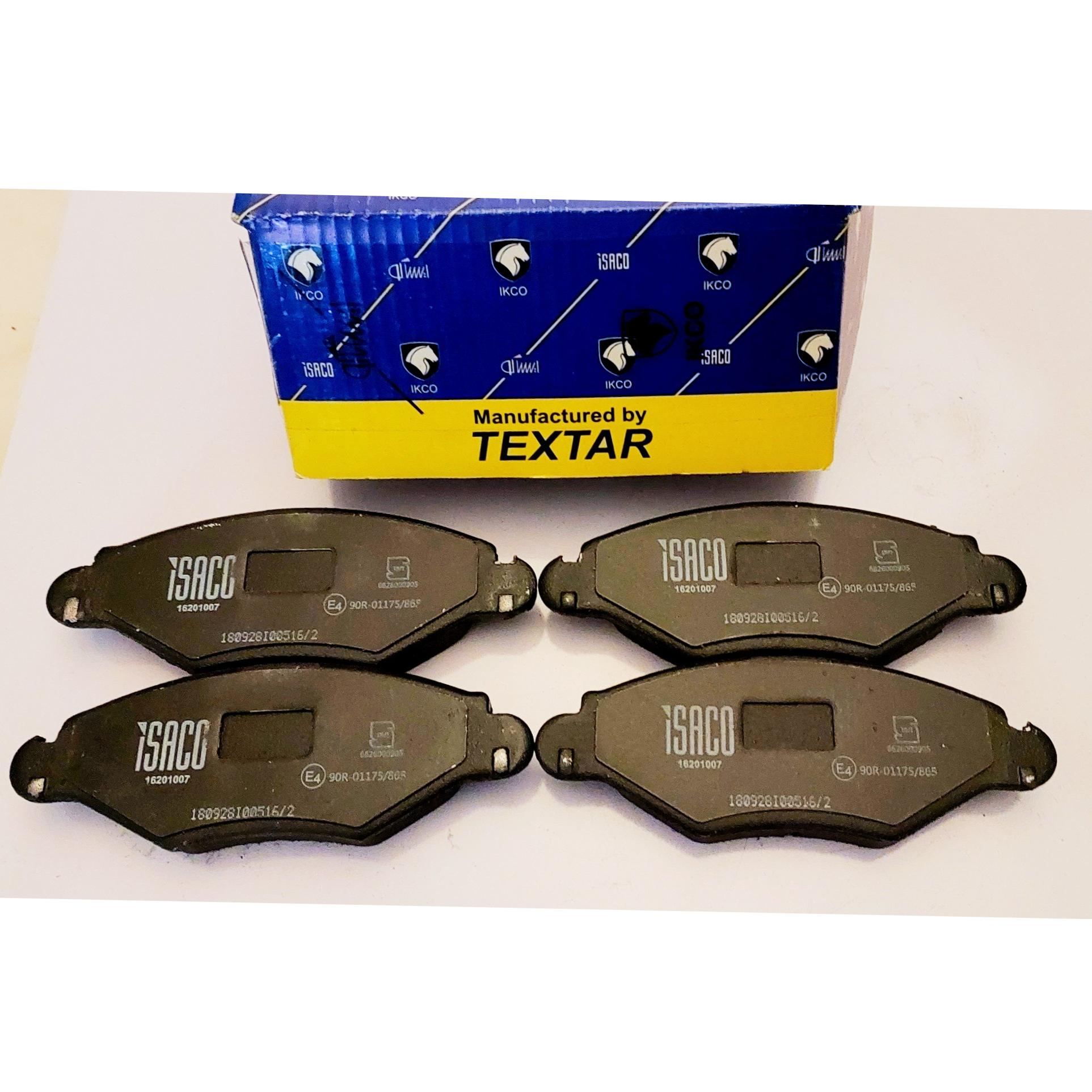 لنت ترمز تکستار جلو 206 تیپ 2 قدیم