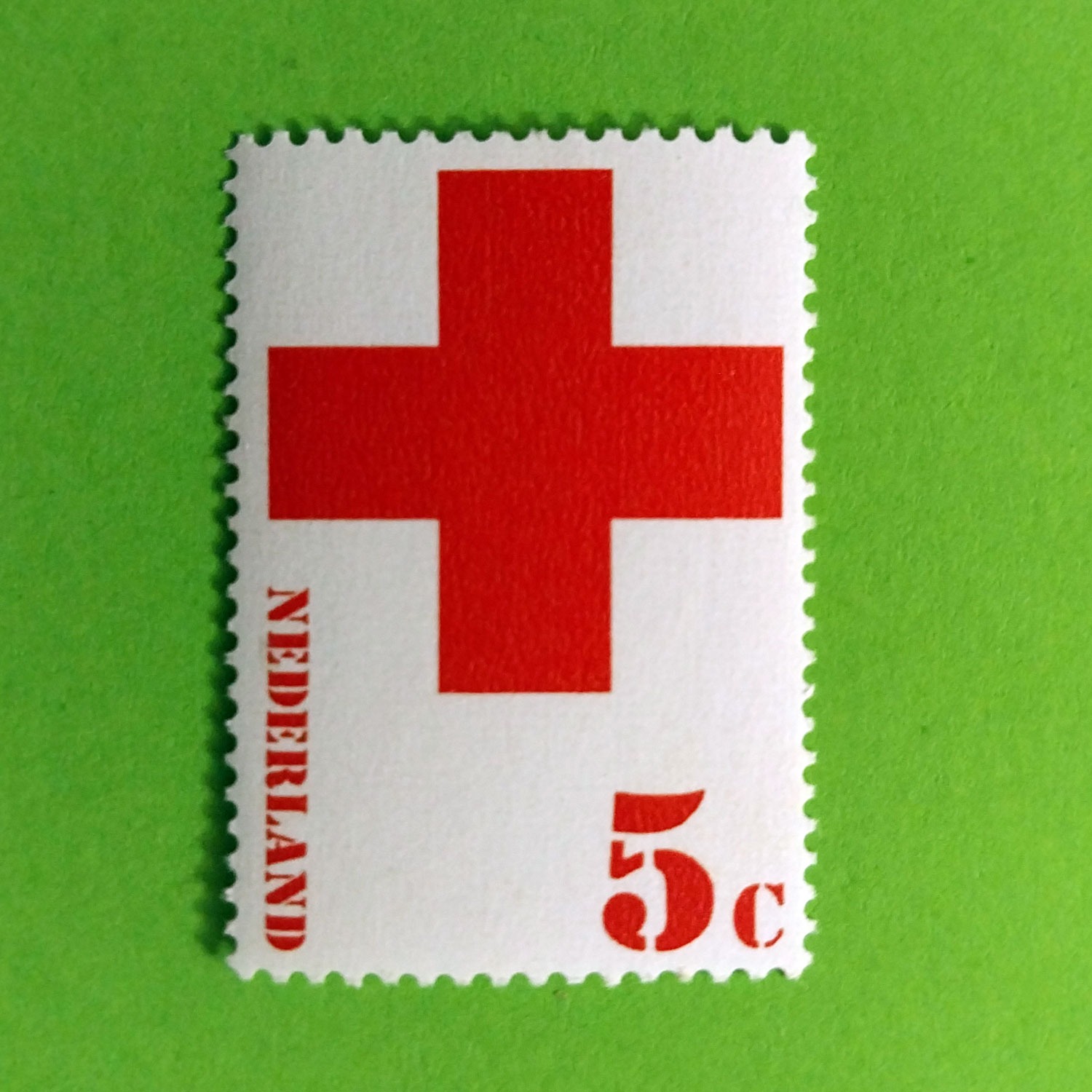 تمبر صلیب سرخ هلند 1973