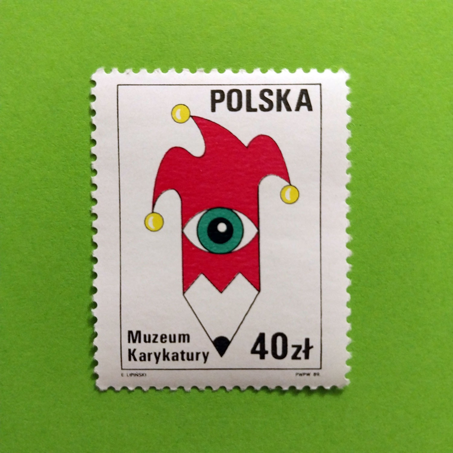 تمبر موزه کاریکاتور | قلم و مداد | لهستان | 1989