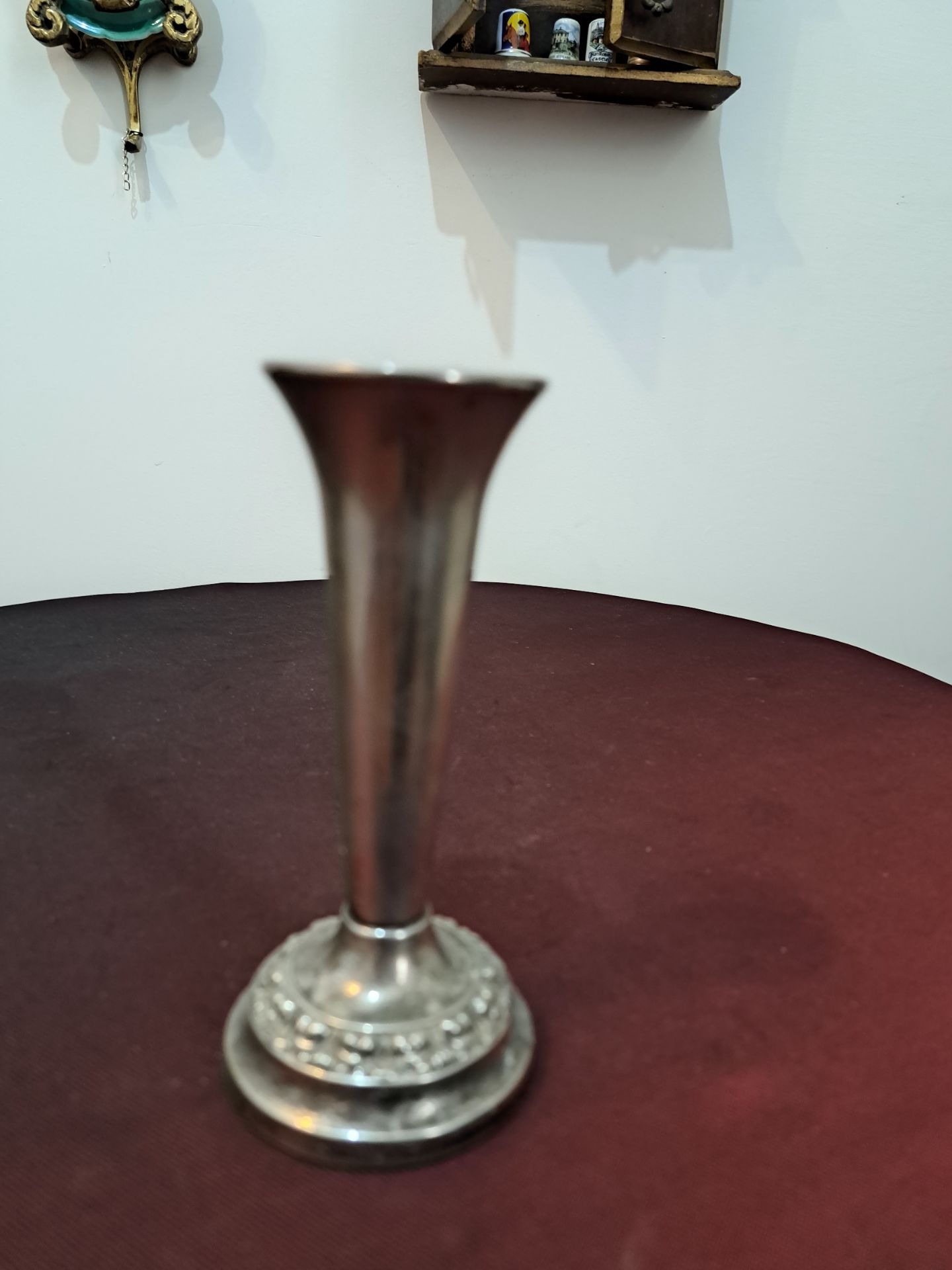 گلدان زیبای سیلور پلیت مارکدار