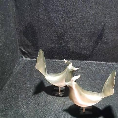 2 عدد کبوتر فولادی