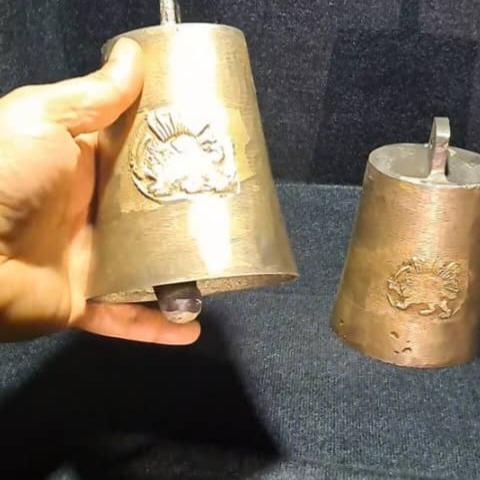 2عدد زنگوله برنجی سایز بزرگ خوش صدا