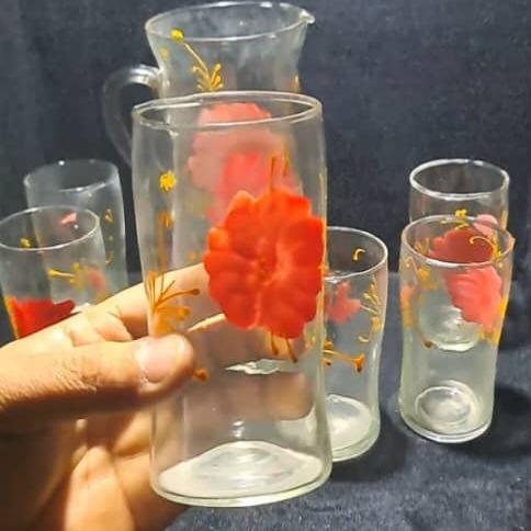 ست پارچ و لیوان پهلوی سالم