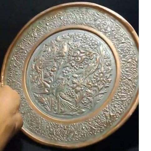 دیوارکوب مسی قطر30سانت