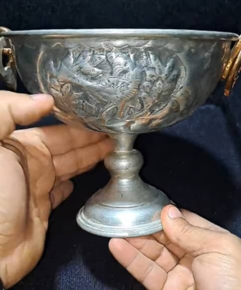 شکلات خوری مسی قلم