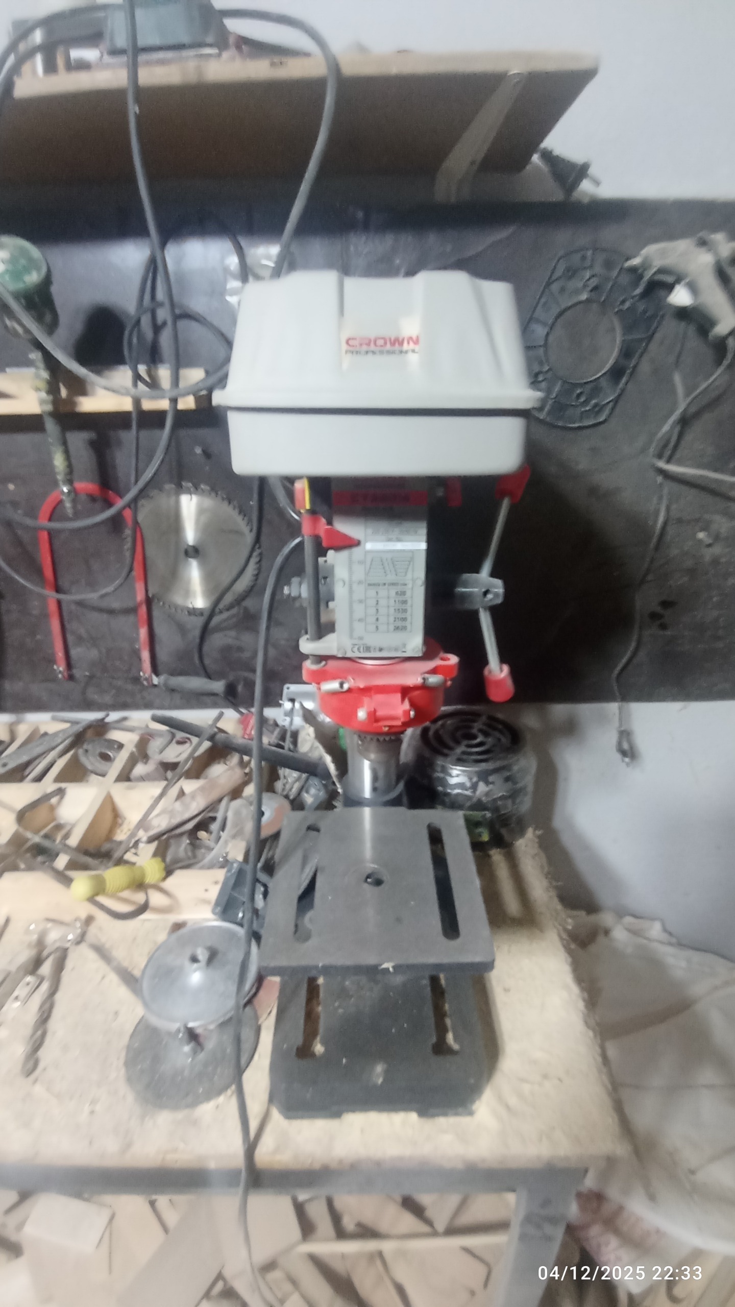 دریل ستونی کرون درحد نو