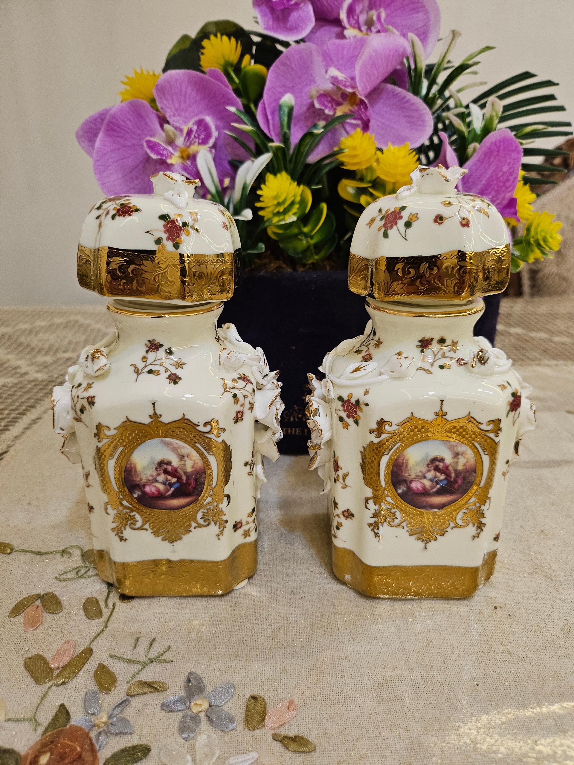 جفت چایدان قدیمی پهلوی