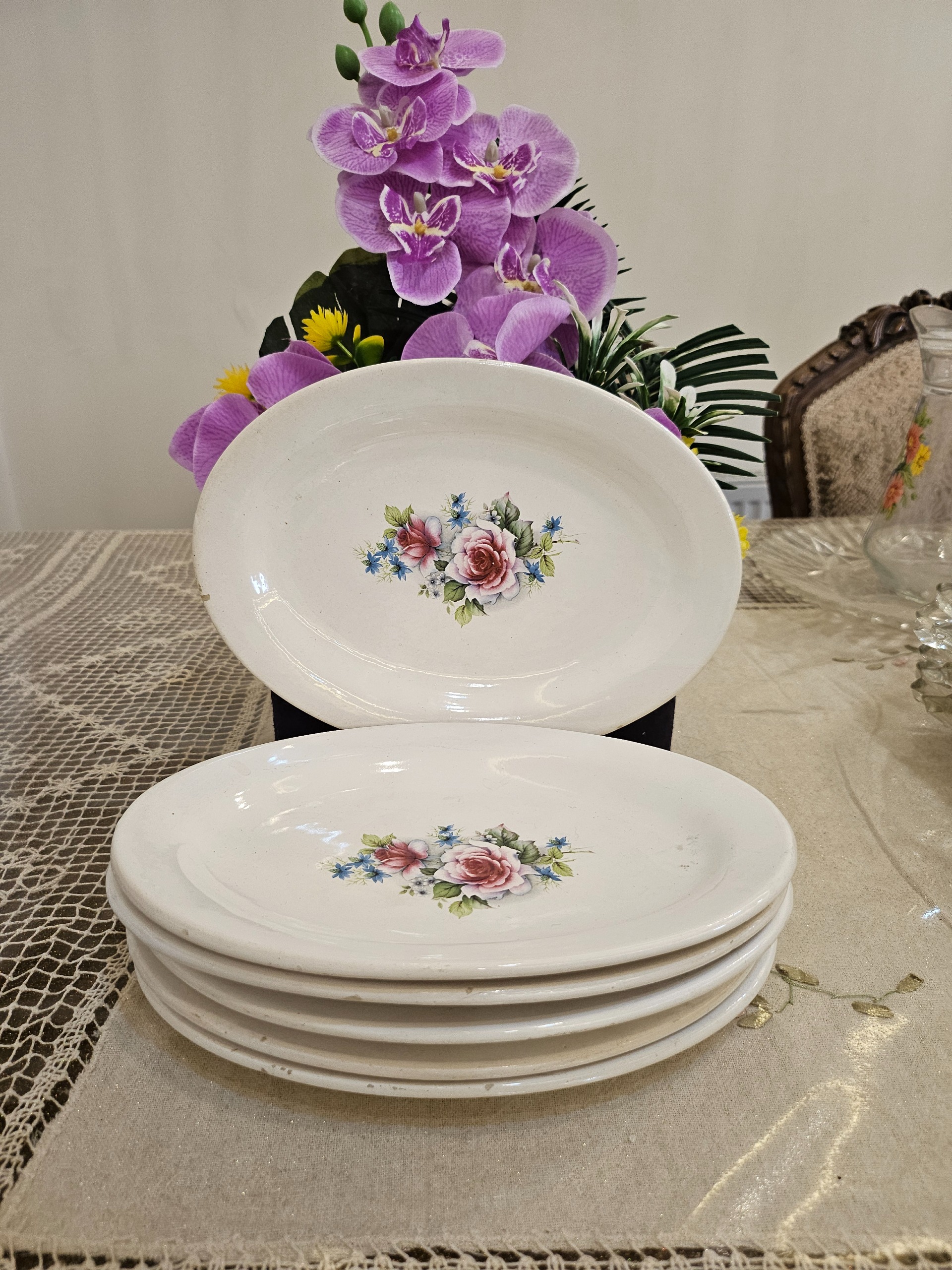 یکدست آلویه خوری سرامیک زمان پهلوی