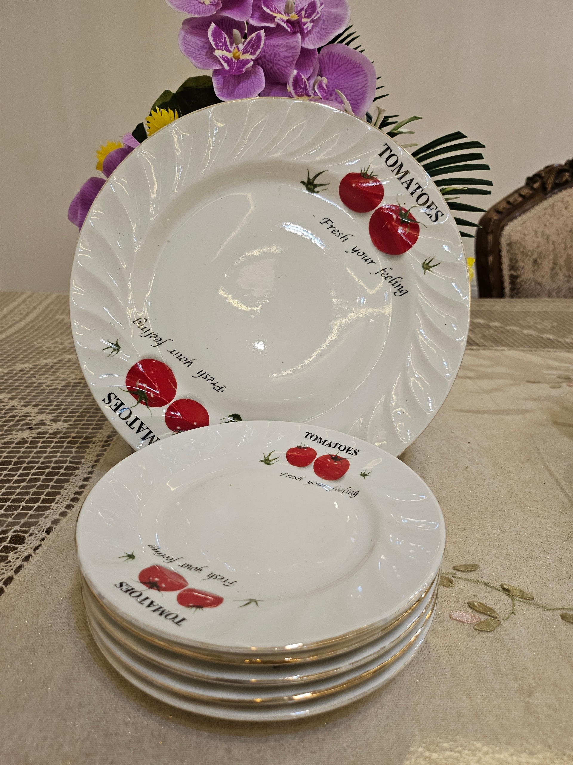 یکدست شیرینی خوری خارجی زمان پهلوی