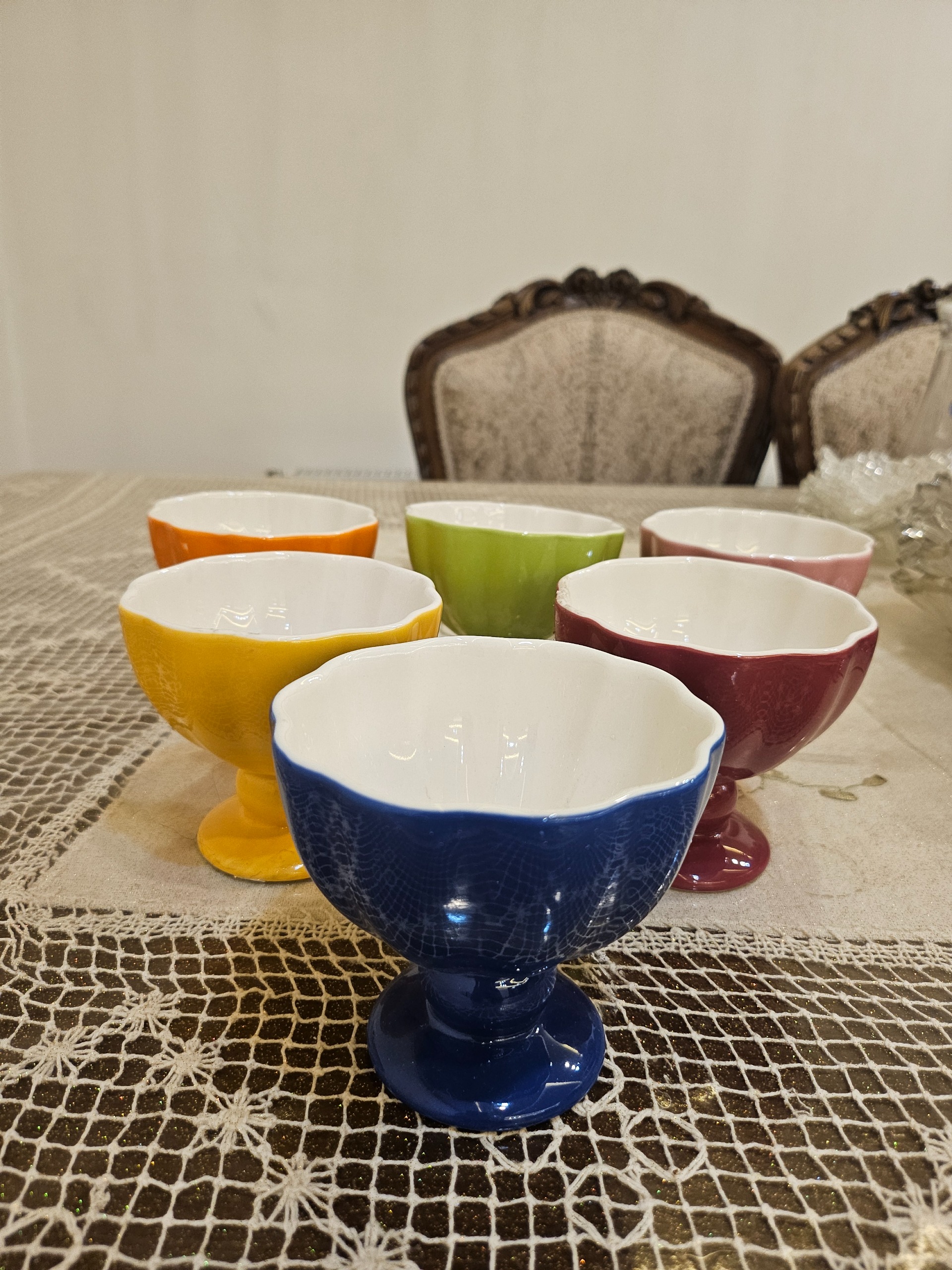 یکدست بستنی خوری سرامیکی