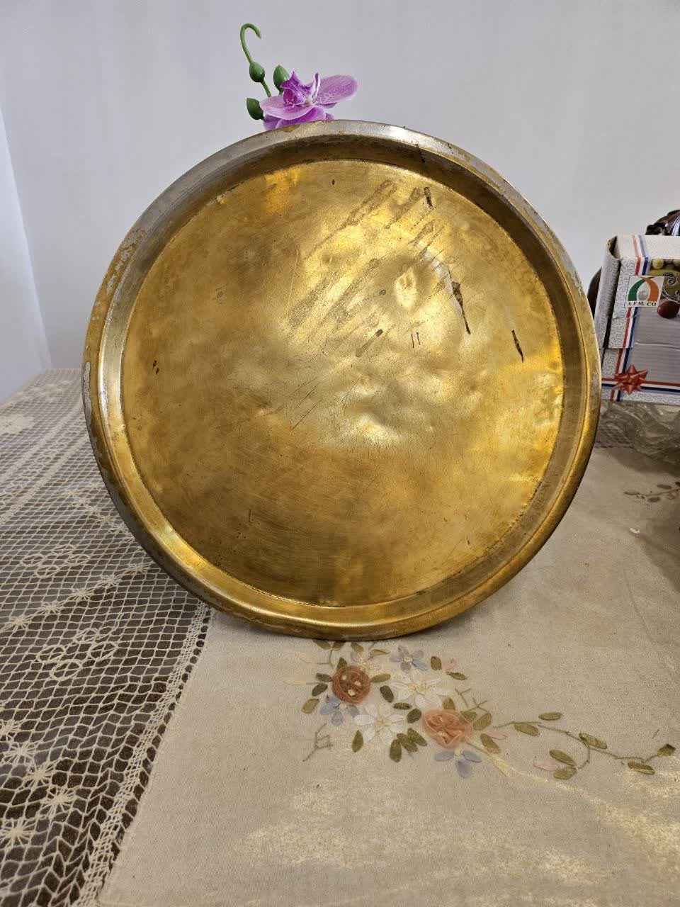 سینی قدیمی برنجی