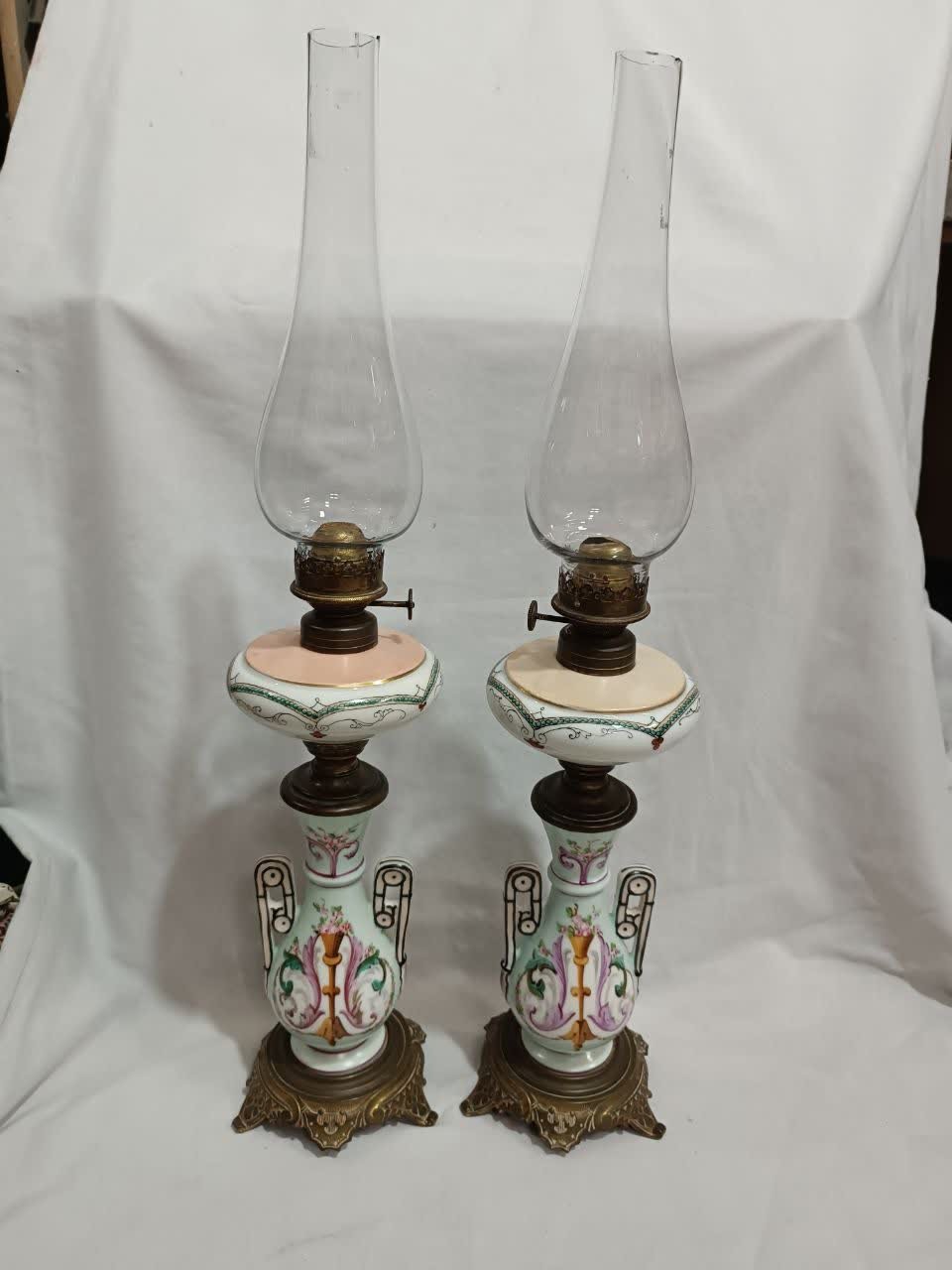 جفت چراغ وینا اتریش قدیمی