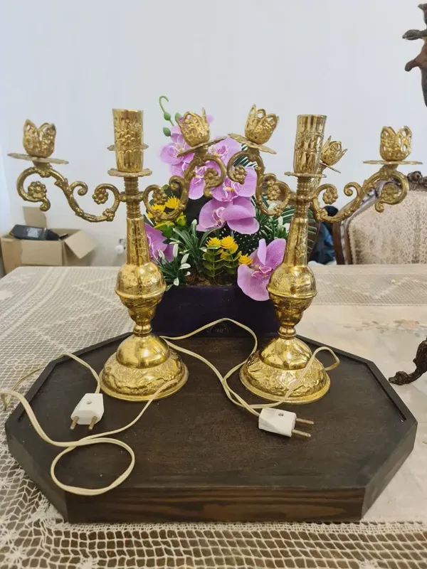 جفت شمعدان قدیمی