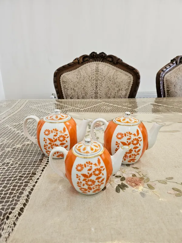 3عدد قوری دکوری سیسمونی