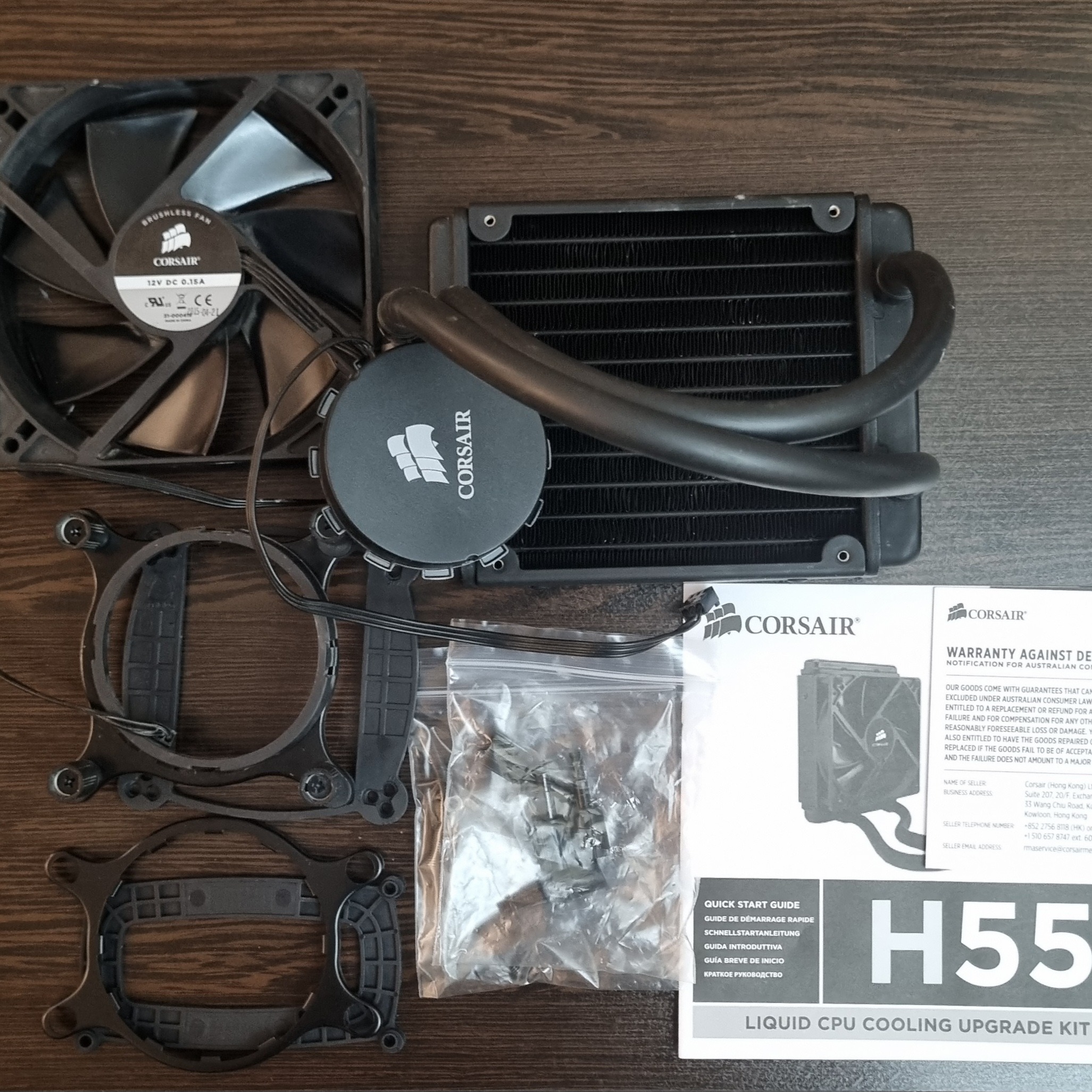  CORSAIR H55 CPU COOLING SYSTEM