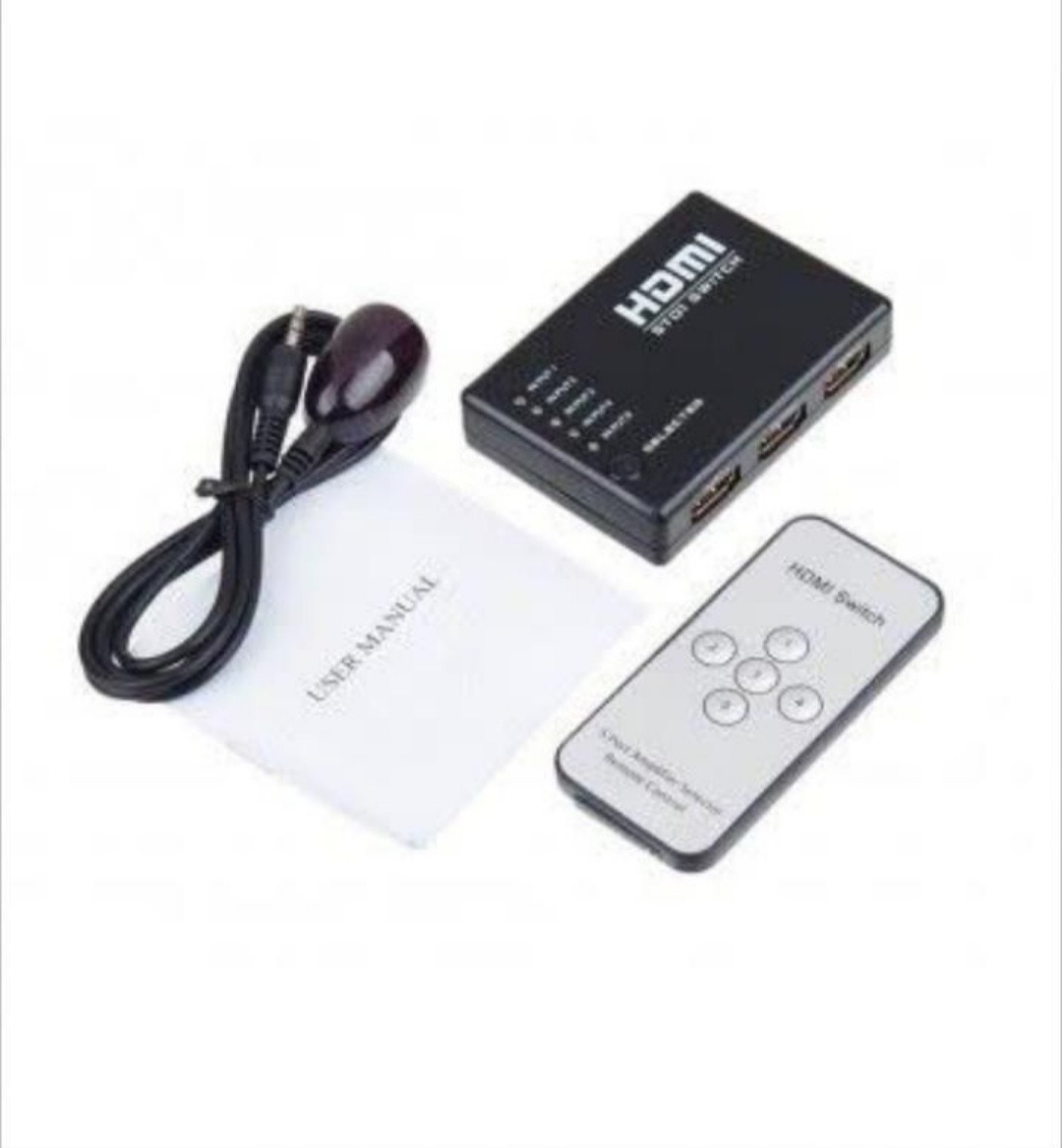 تبدیل 1 به 3 HDMI مدل ریموت دار(سالم، بدون جعبه)