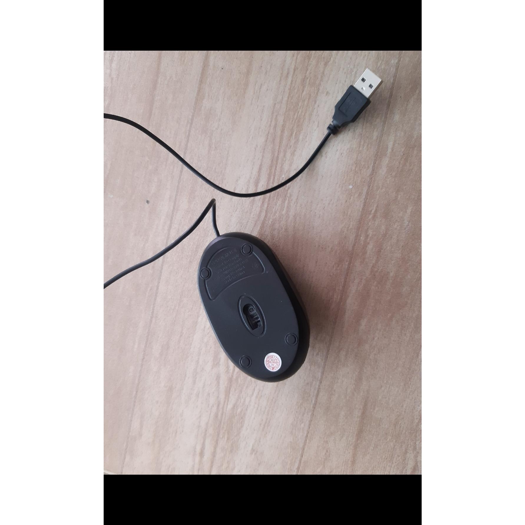 موس سیم دار با کابل usb به طول حدود 1.5m