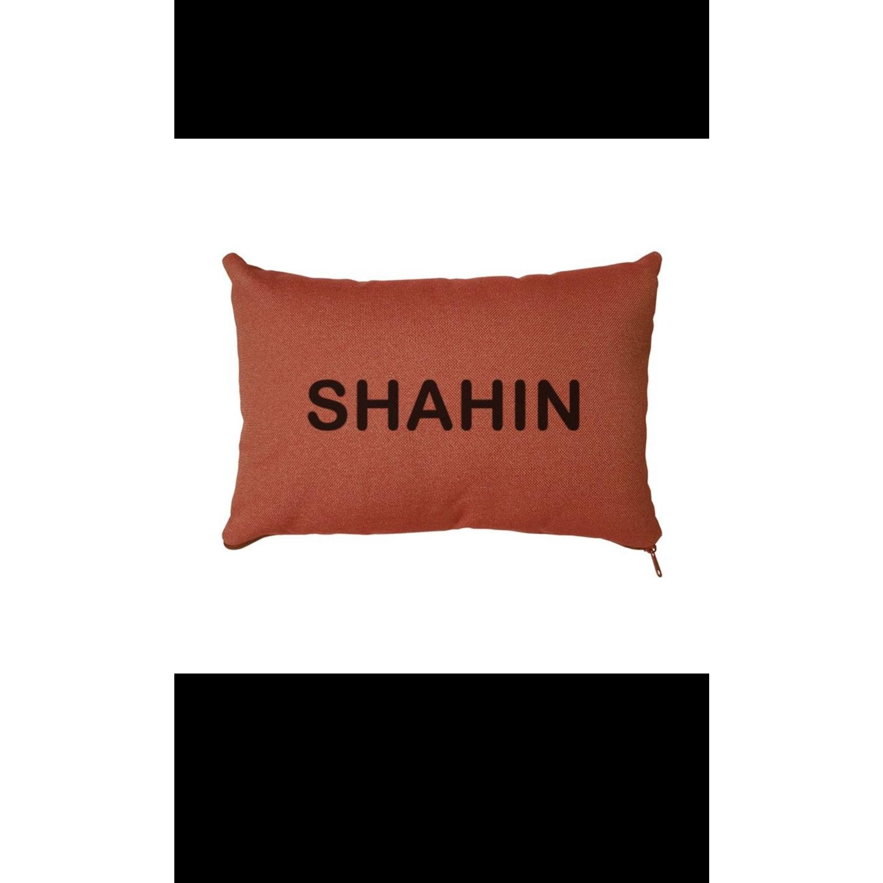 بالش (کوسن) صندلی خودرو طرح نوشته شاهین