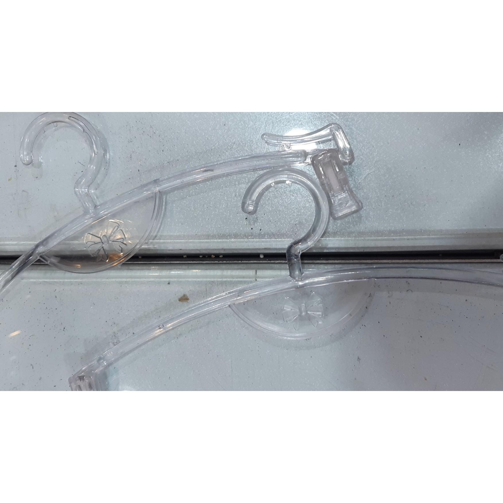 پک 100تایی چوب لباسی شیشه ای گیره دار