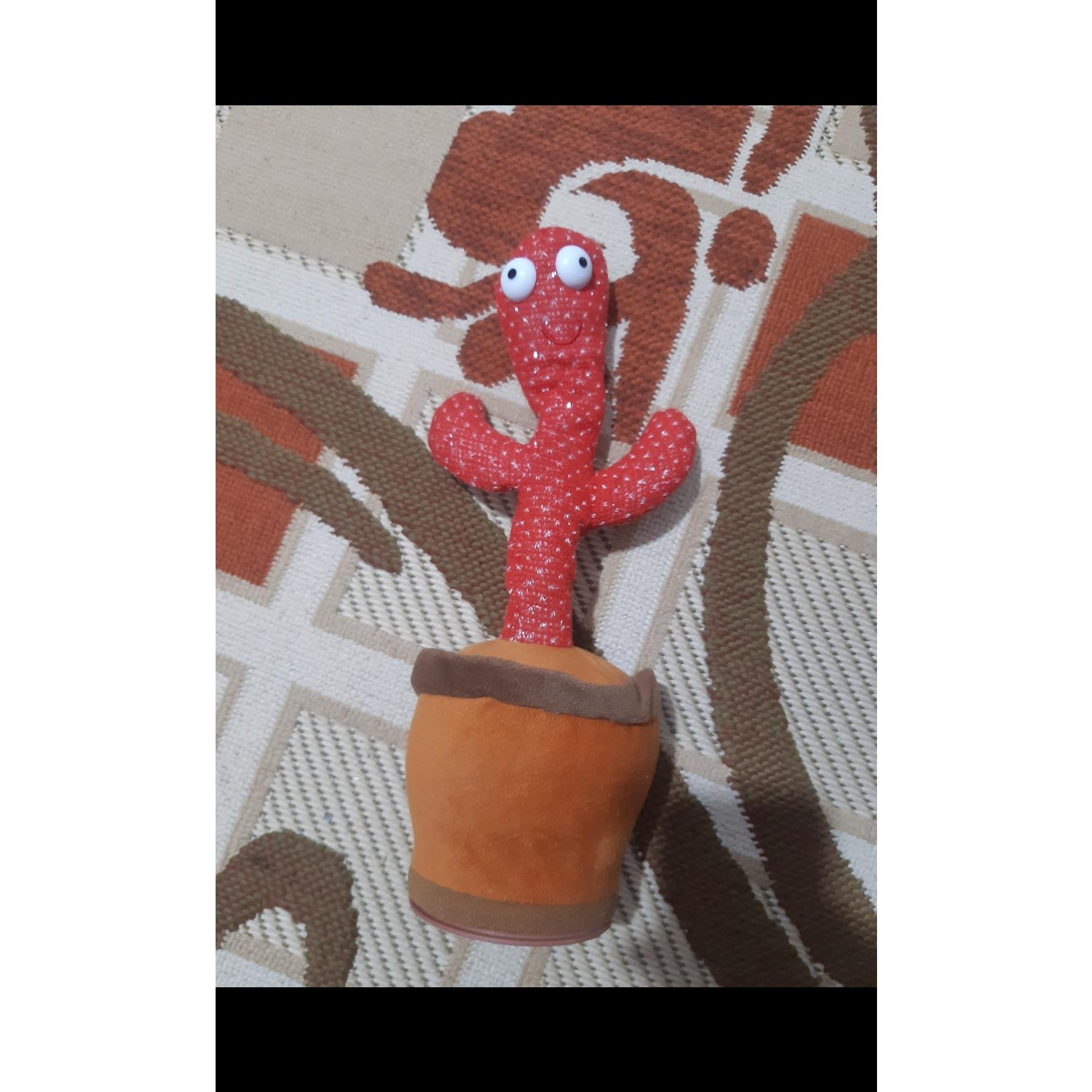 اسباب بازی کاکتوس سخنگو شارژی موزیکال (رنگ یاسی)