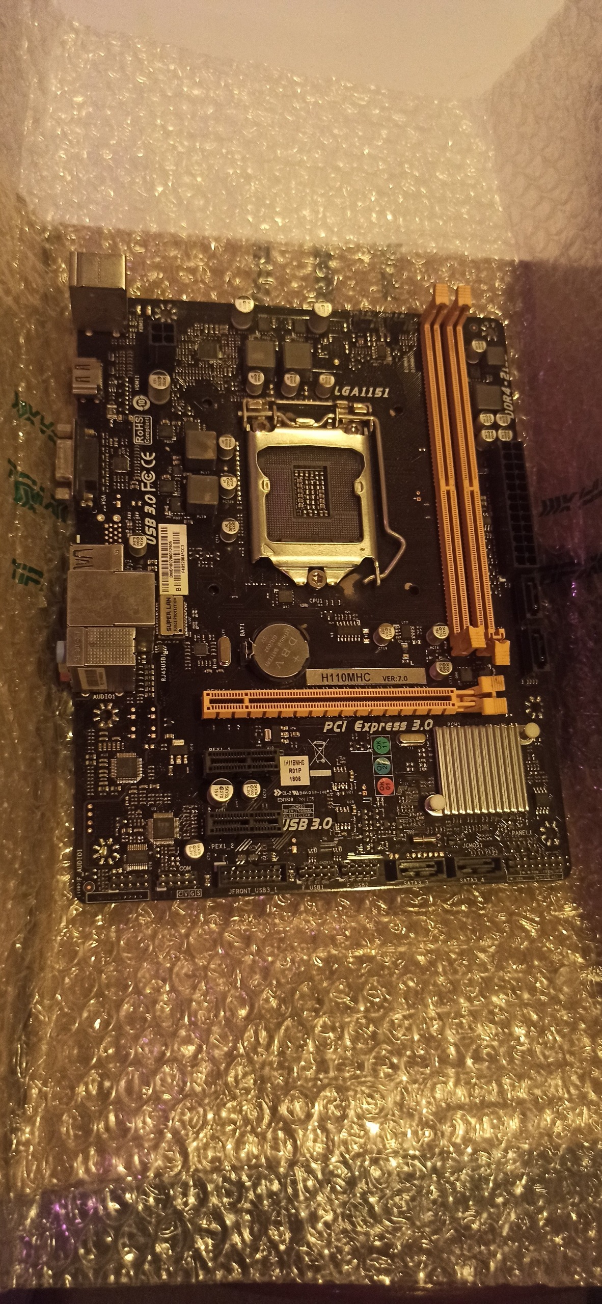 Biostar h110 مادربرد نسل 7