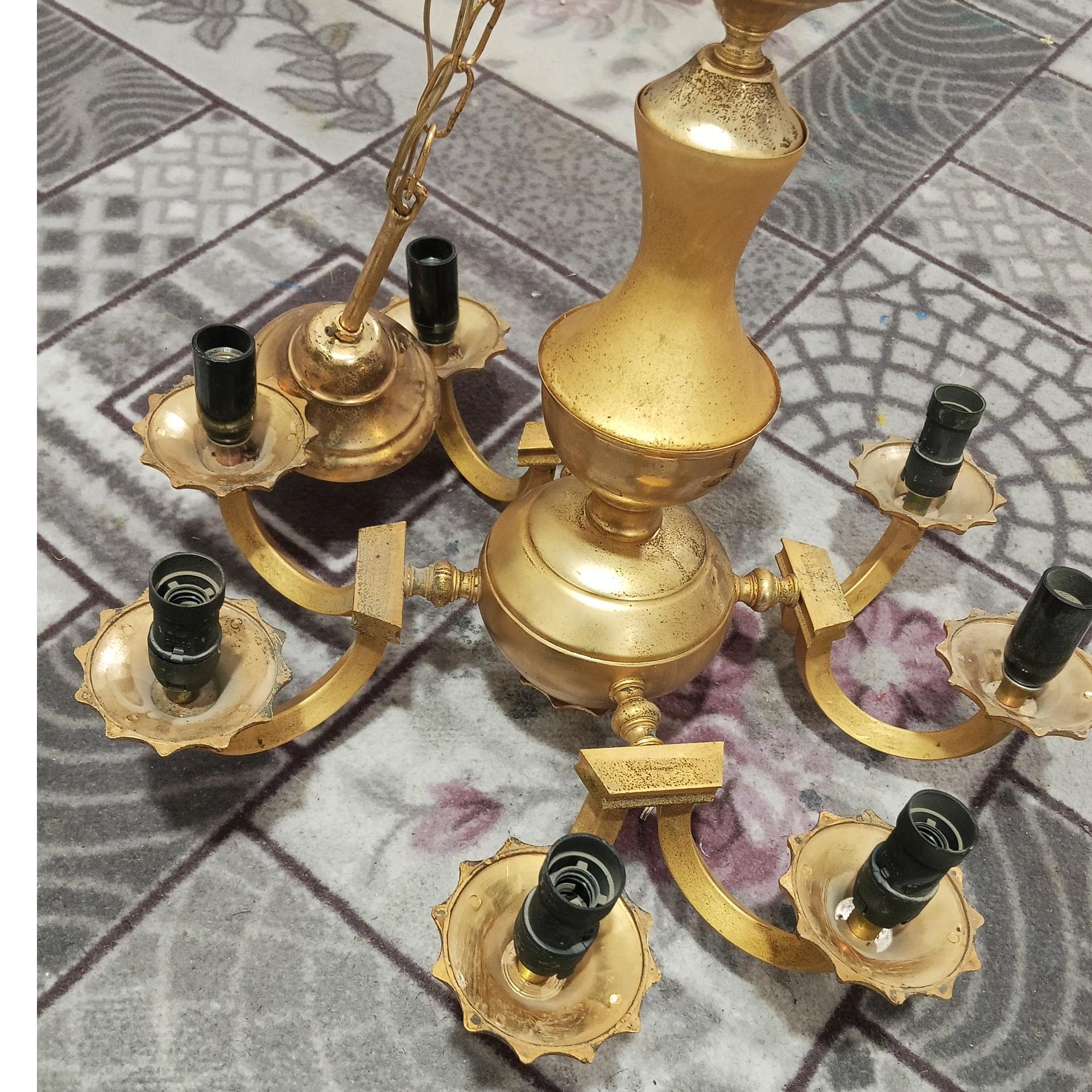 لوستر برنجی قدیمی