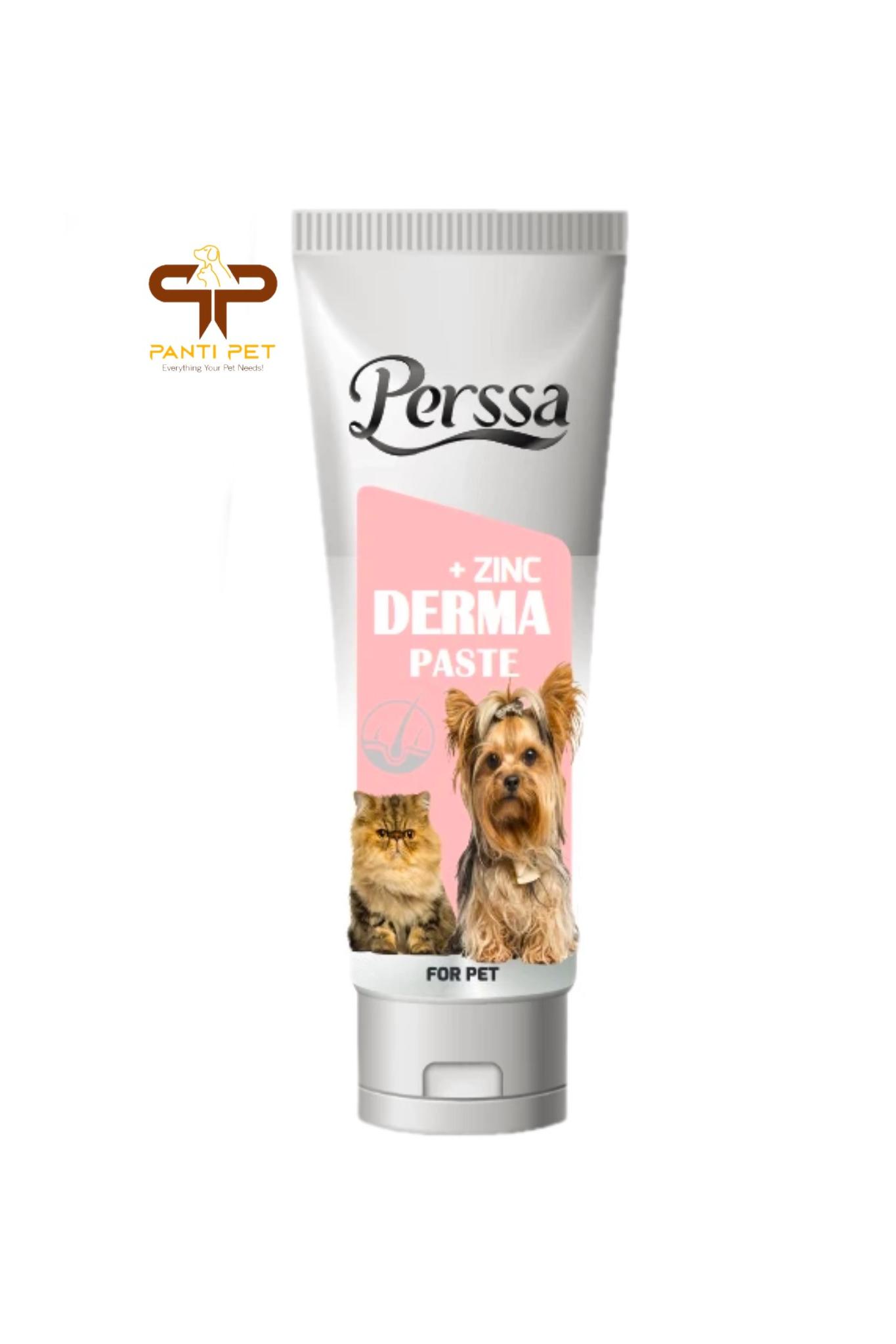 خمیر تقویت پوست و مو سگ و گربه پرسا وزن 100 گرم