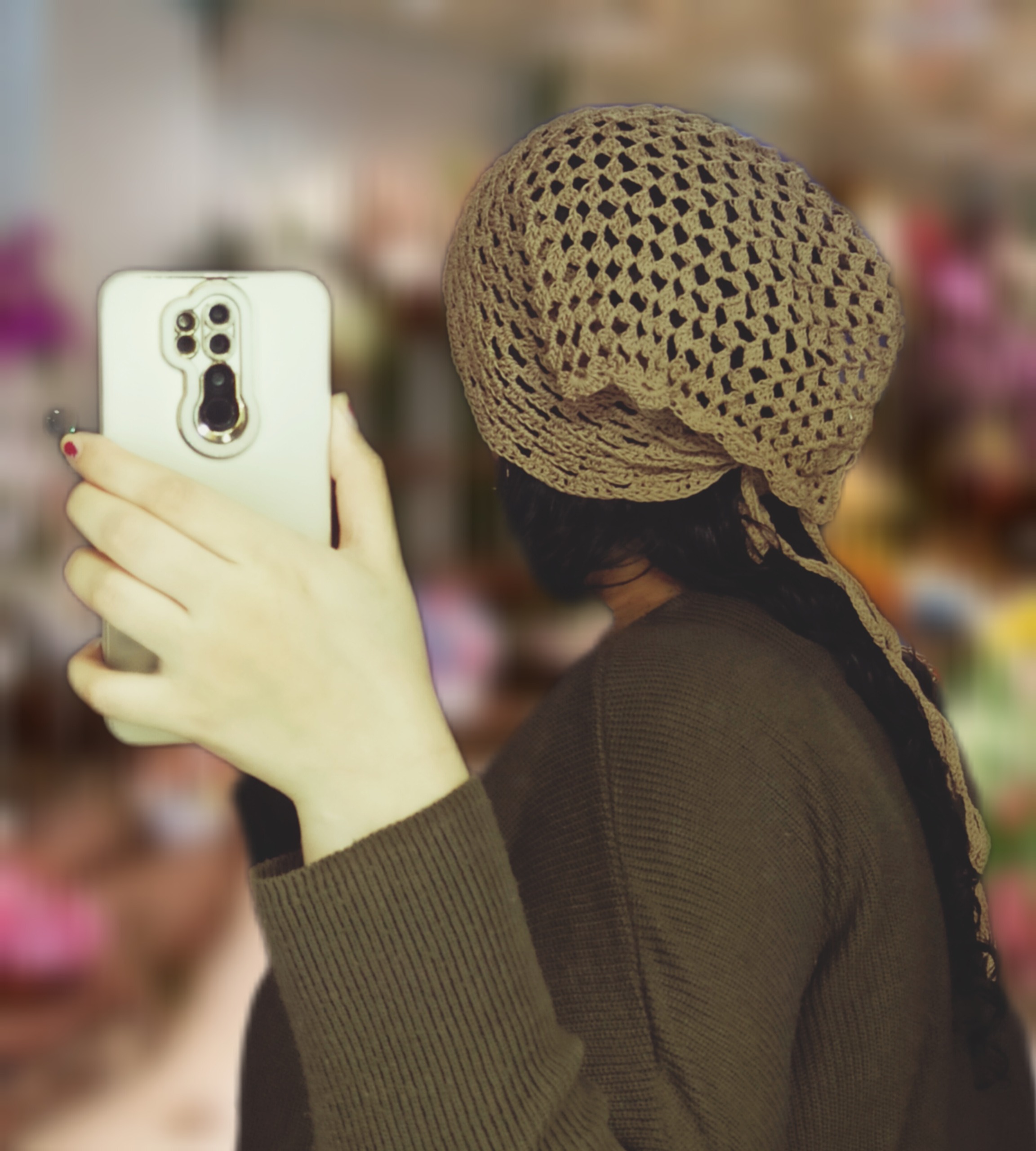 مینی اسکارف بافت کتان ترک