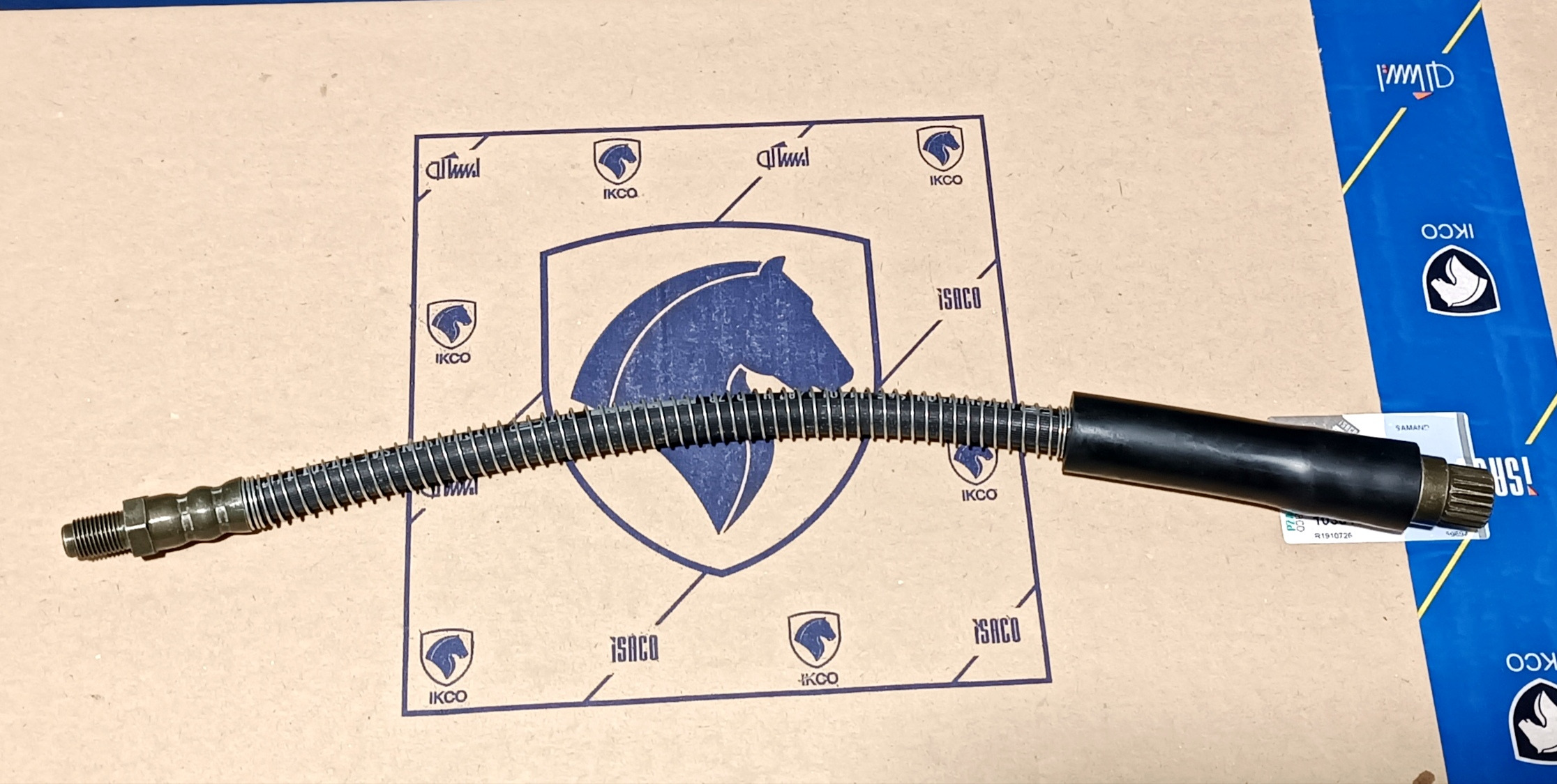 شیلنگ ترمز چرخ جلو 206 طول 302 هاتچینسون اصلی