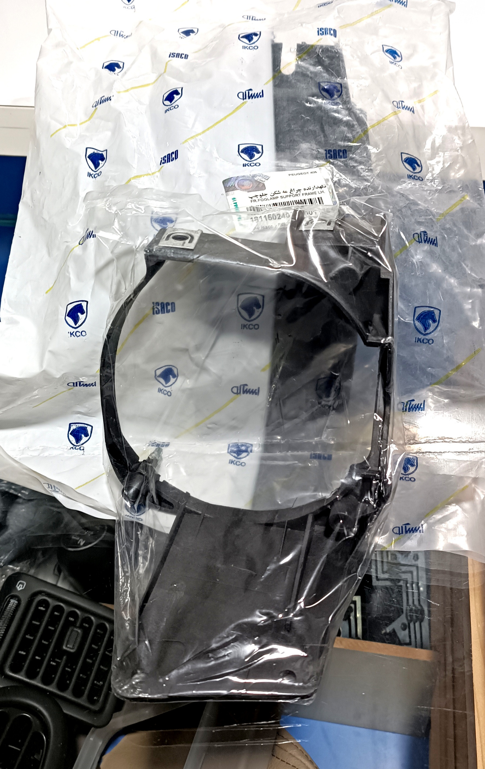 پایه مه شکن چپ 405 SLX ایساکو