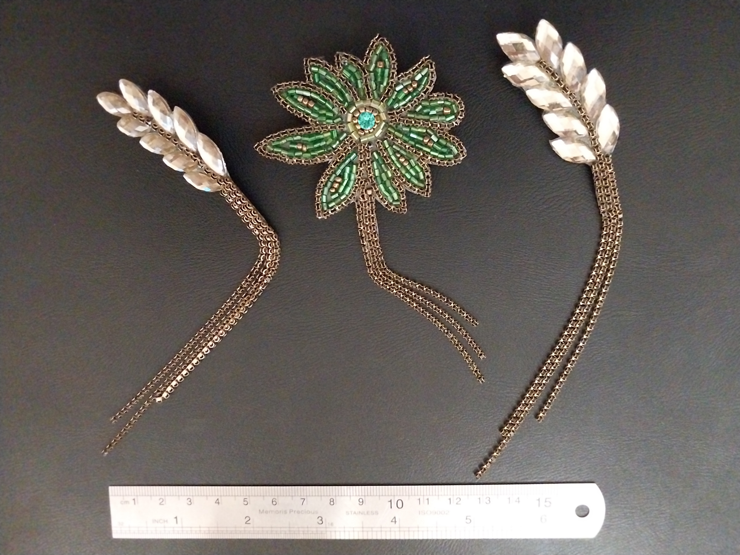 گل سینه دست ساز (مجموعه سه تایی)