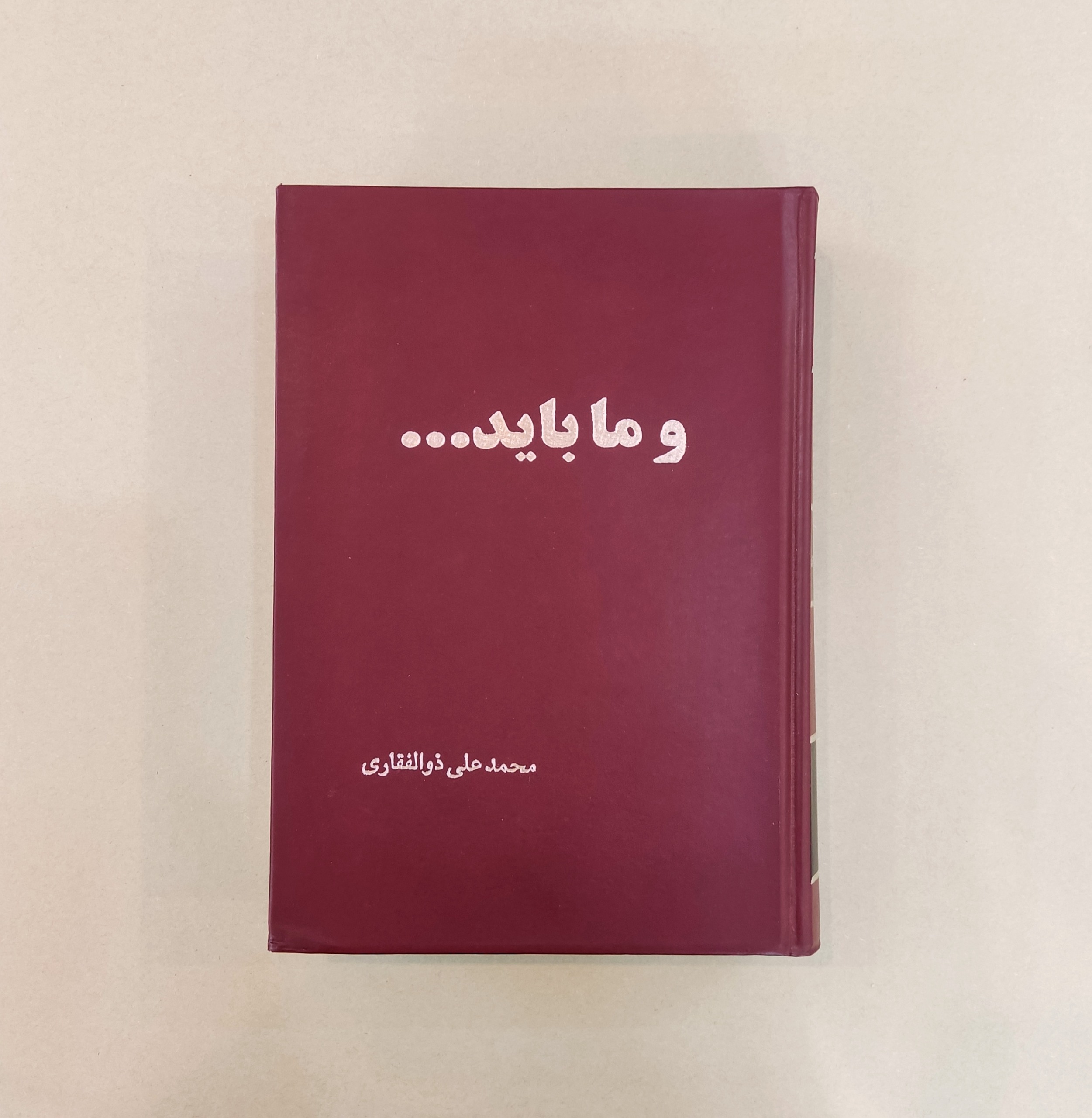 و ما باید ... _ محمد علی ذوالفقاری