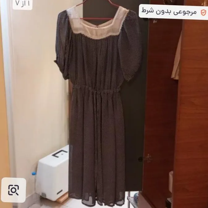 پیراهن منزل کلاسیک فری سایز تا 42