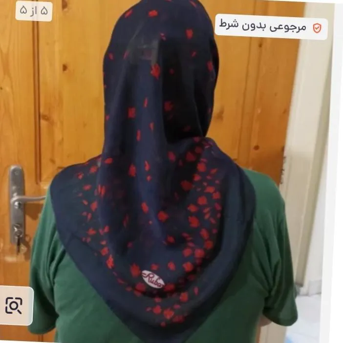 روسری ژرژت گل شقایق