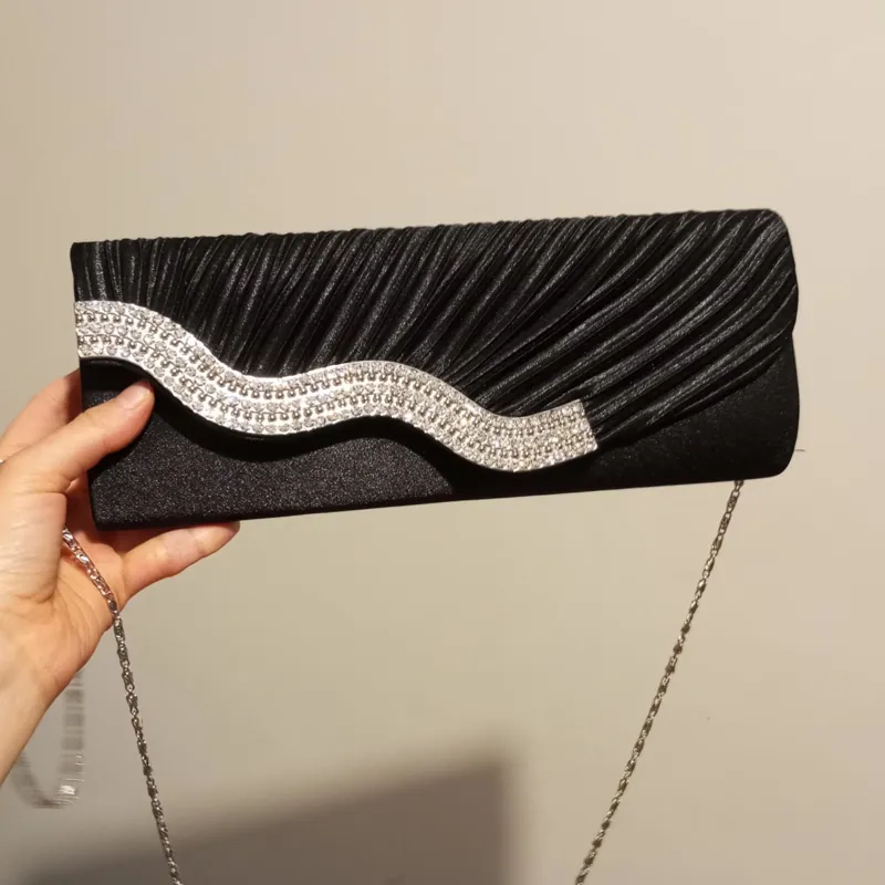 کیف مجلسی دستی نگین دار