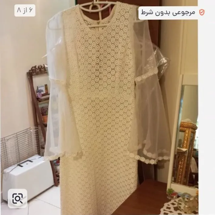 پیراهن و لباس عروسی و عقد سایز 36 و 38