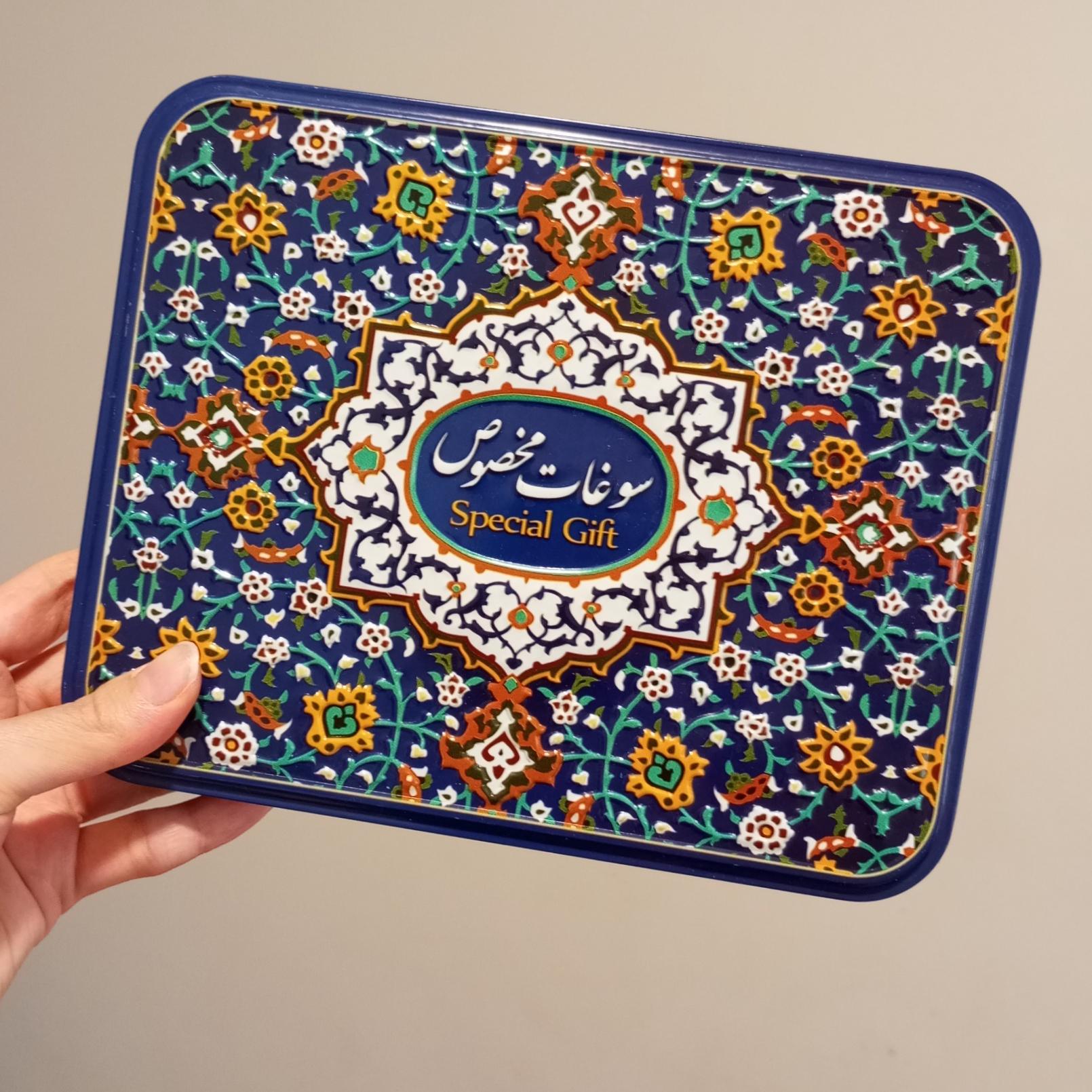 جعبه سوغات قدیمی طرح سنتی و هنری