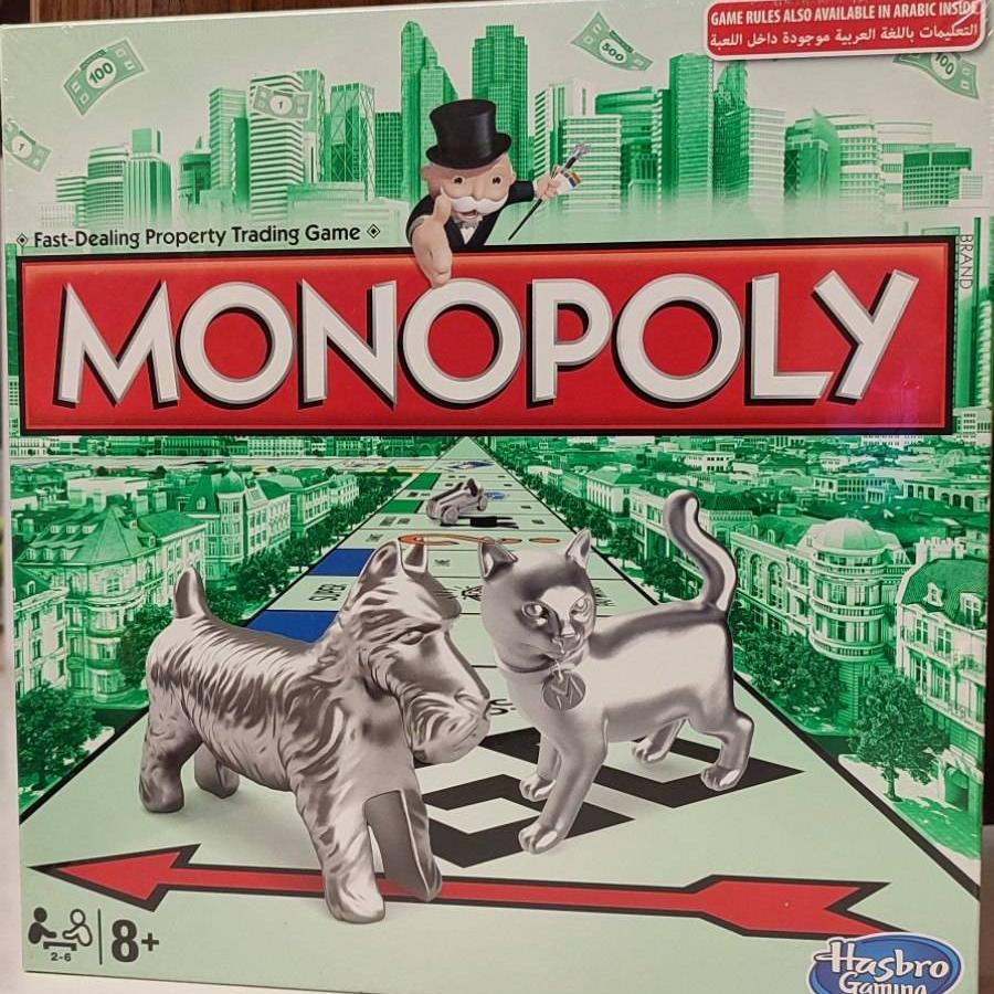 بازی فکری Monopoly مدل Hasbro اصل ایرلندی و آکبند