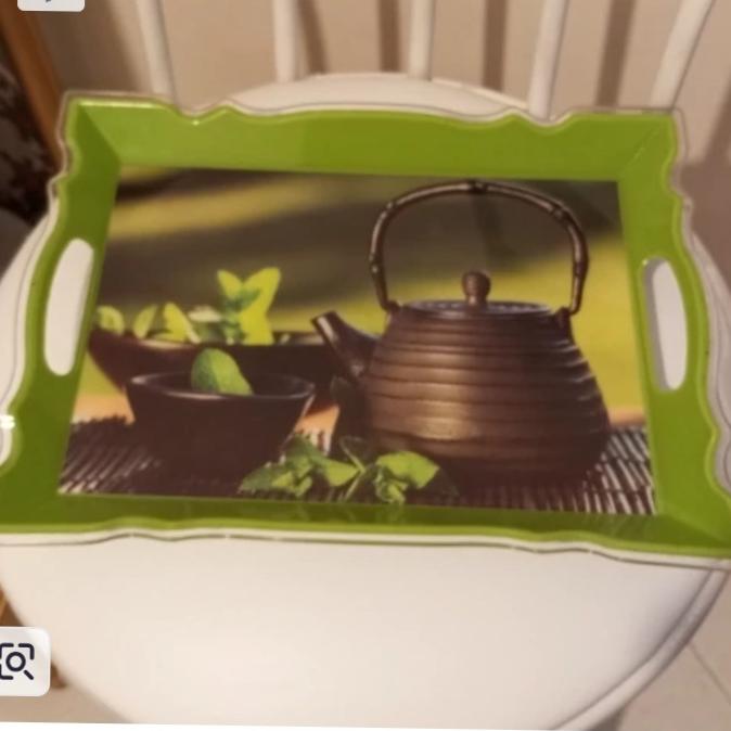سینی طرح کتری چای
