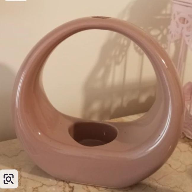 جا شمعی سرامیکی رنگ نسکافه