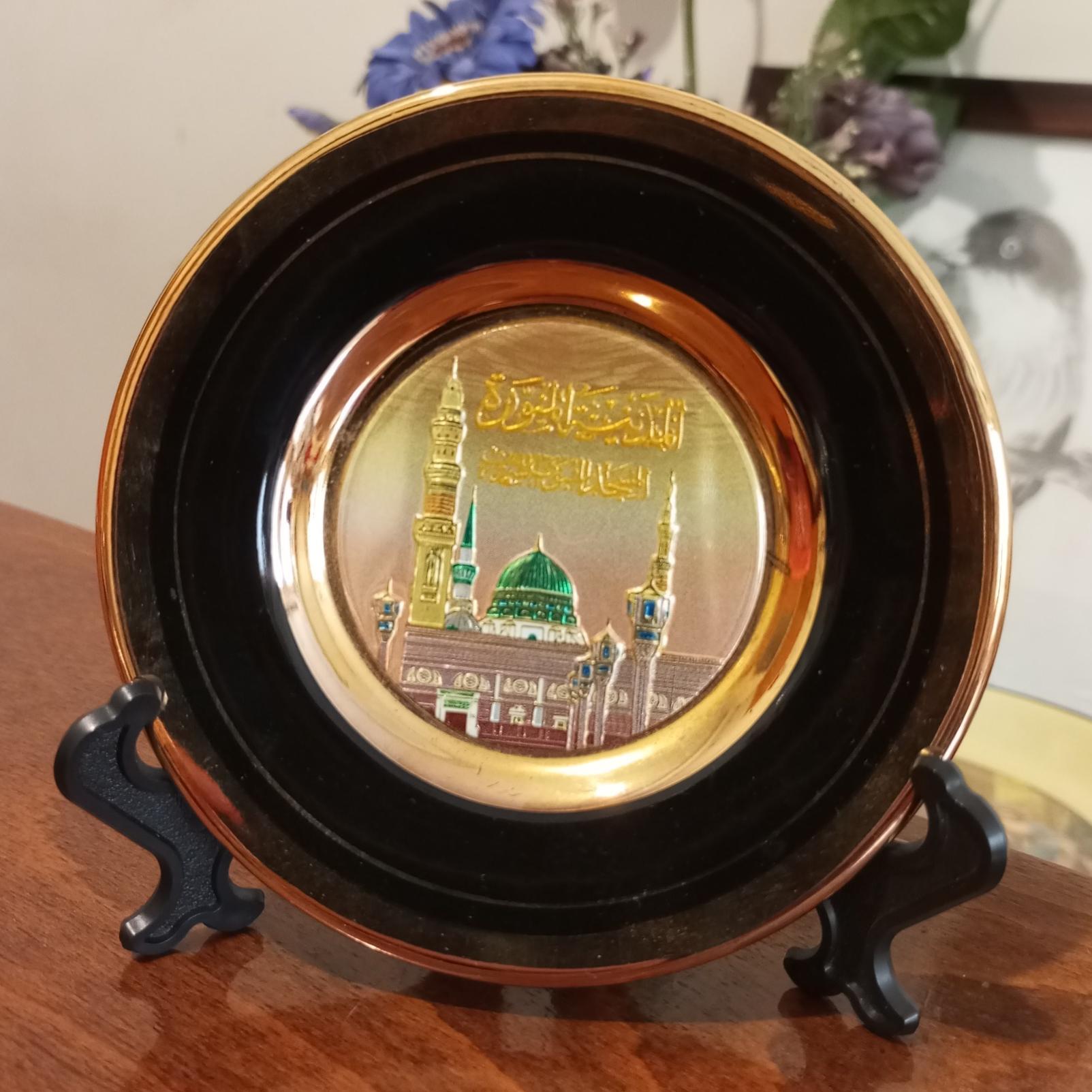 نعلبکی طلاکوب ژاپن chokin art مدینه منوره